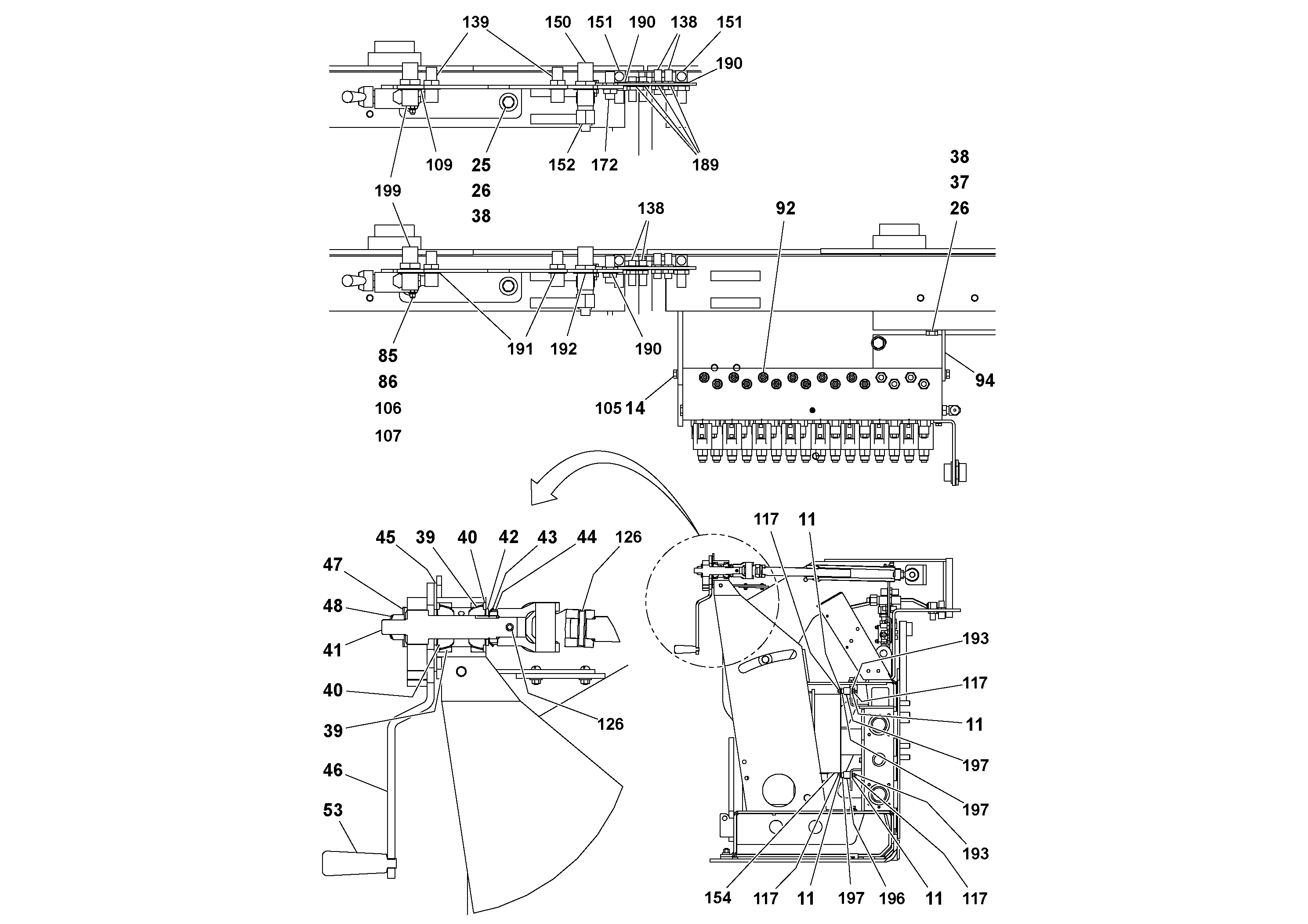 Схема запчастей Volvo Ultimat - 67223 8 ft. Main Screed Assembly ULTIMAT 16 ULTIMAT 8/16