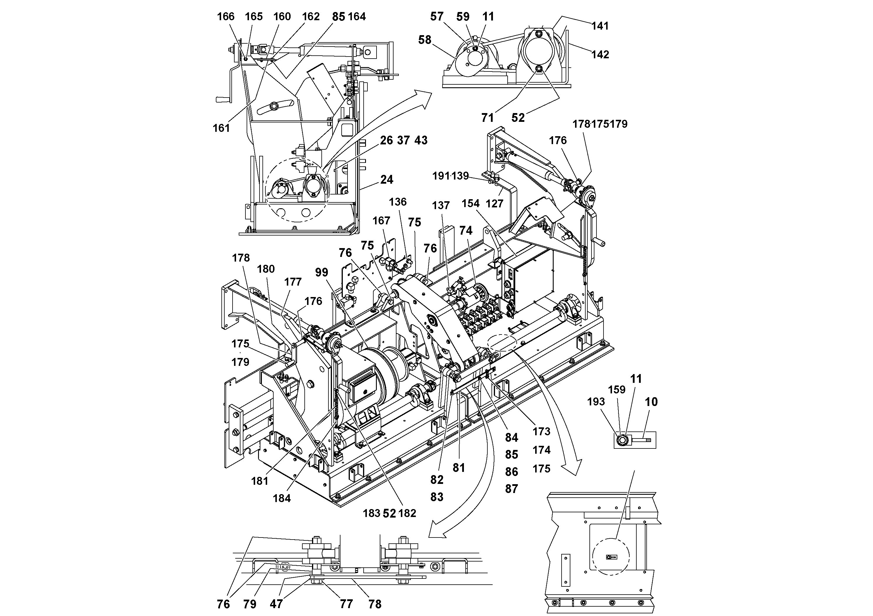 Схема запчастей Volvo Ultimat - 75728 8 ft. Main Screed Assembly ULTIMAT 16 ULTIMAT 8/16