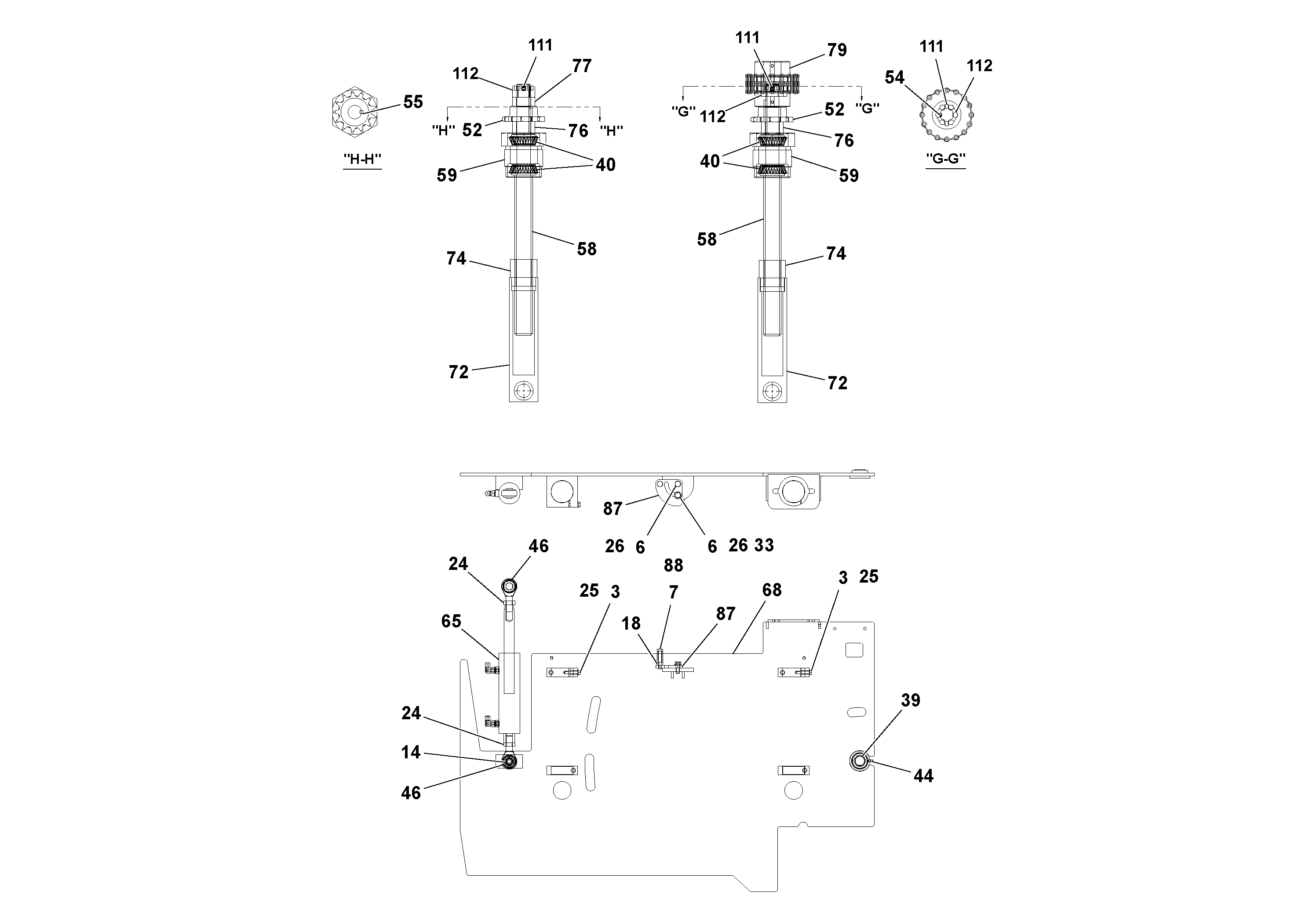 Схема запчастей Volvo Ultimat - 47176 4 Extension Assembly ULTIMAT 16 ULTIMAT 8/16