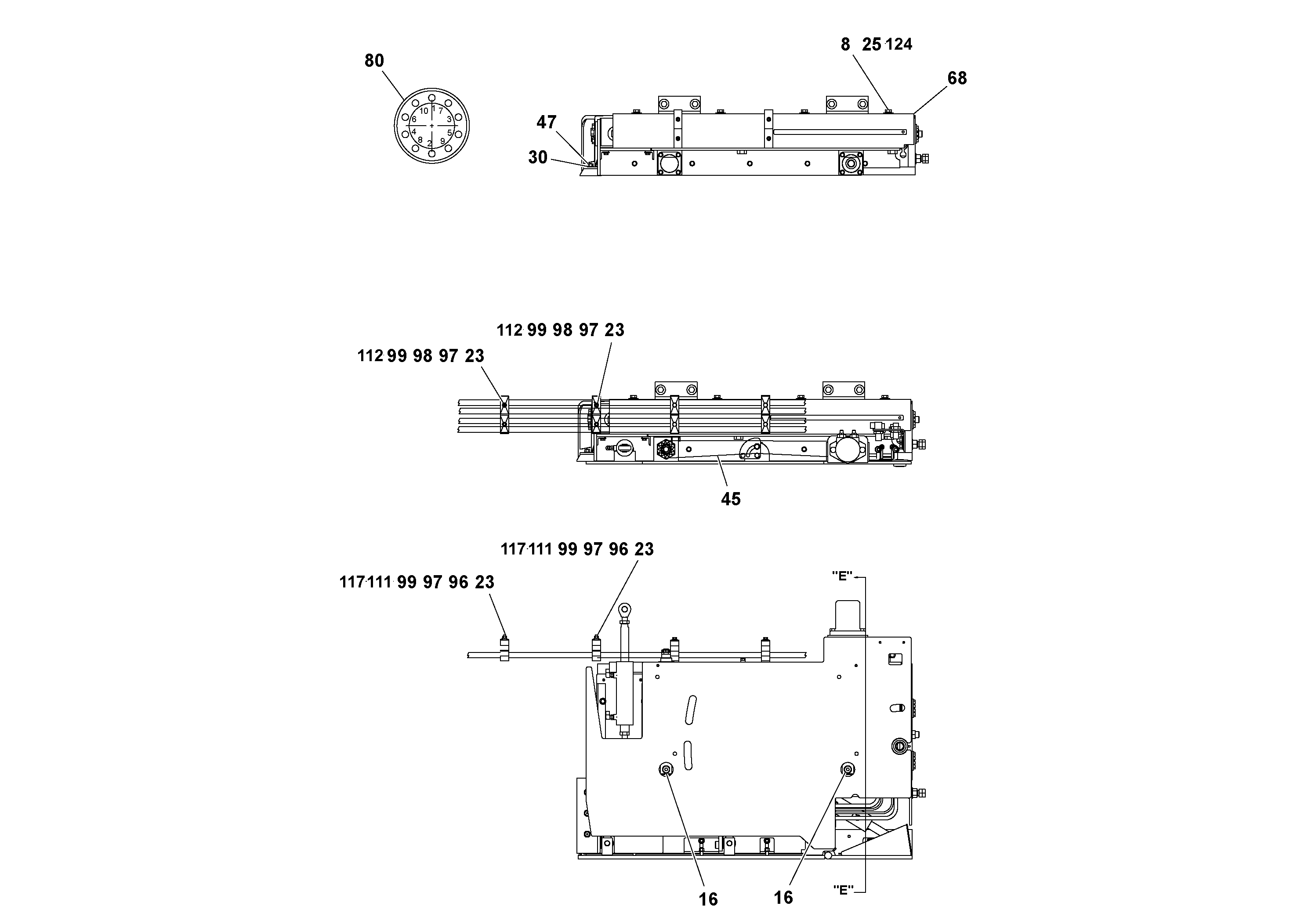 Схема запчастей Volvo Ultimat - 47183 4 Extension Asssembly ULTIMAT 16 ULTIMAT 8/16