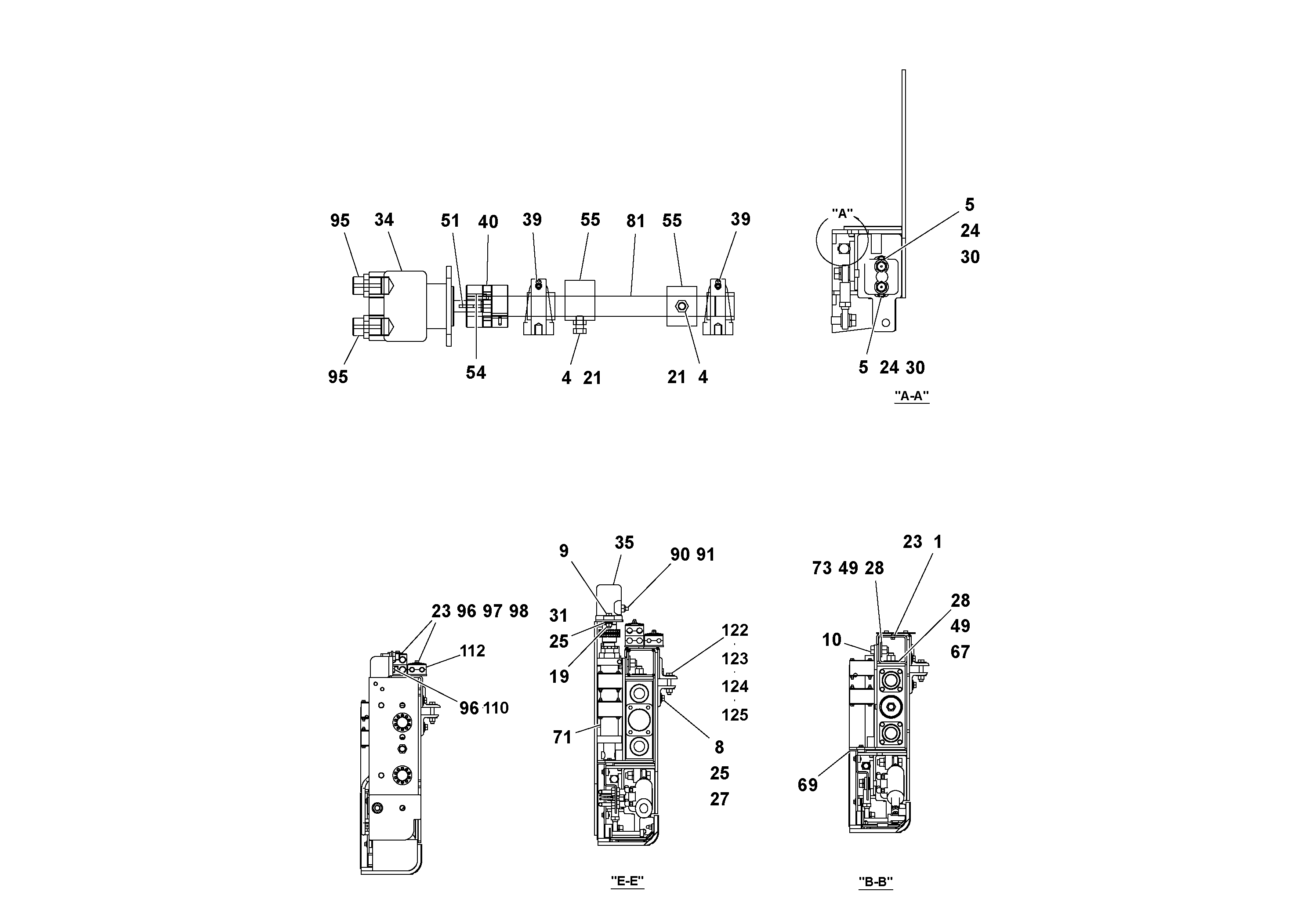Схема запчастей Volvo Ultimat - 48161 4 Extension Assembly ULTIMAT 16 ULTIMAT 8/16