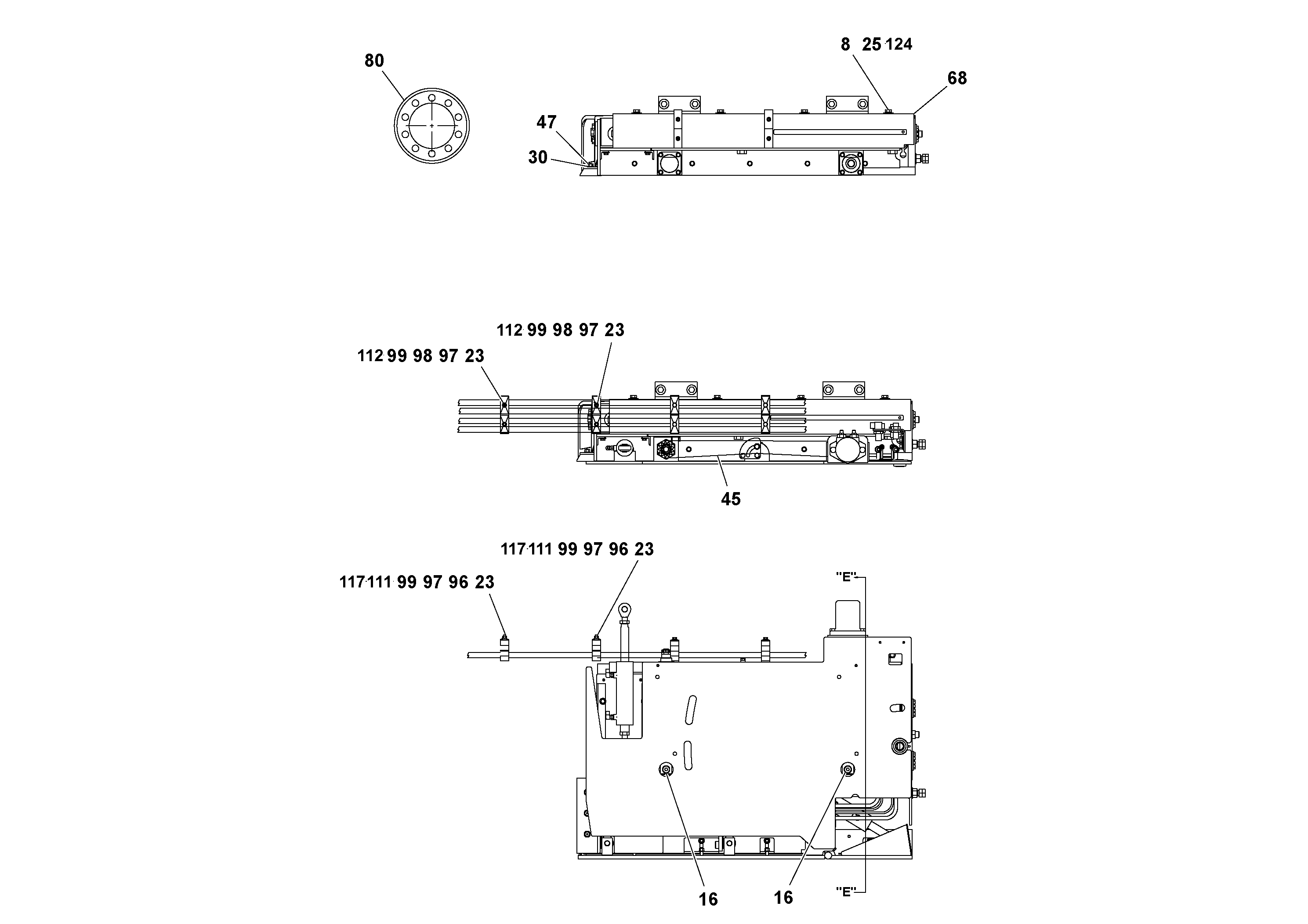 Схема запчастей Volvo Ultimat - 48174 4 Extension Assembly ULTIMAT 16 ULTIMAT 8/16