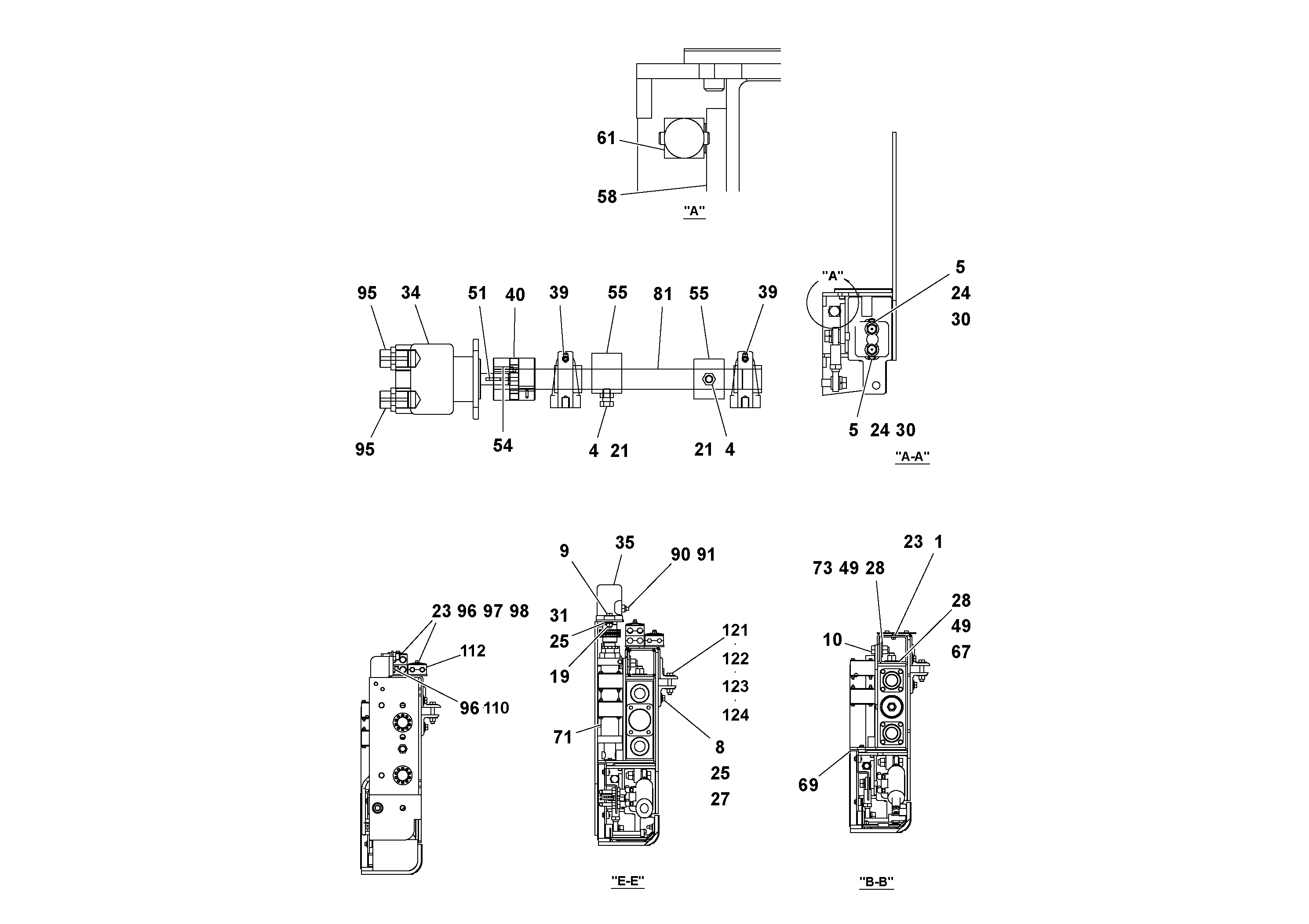 Схема запчастей Volvo Ultimat - 48175 4 Extension Assembly ULTIMAT 16 ULTIMAT 8/16
