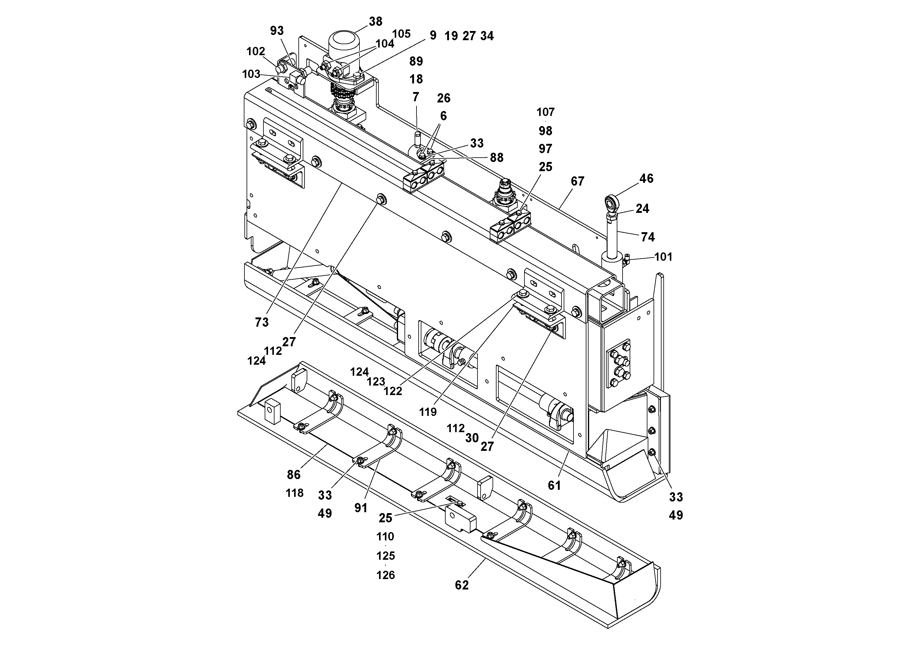 Схема запчастей Volvo Ultimat - 55644 5 Extension Asssembly ULTIMAT 20 ULTIMAT 10/20