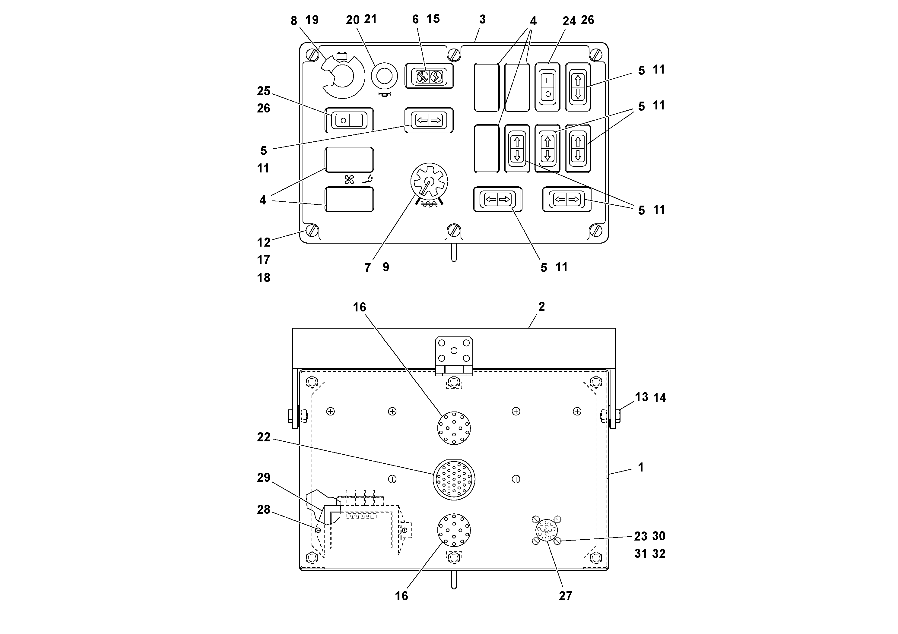 Схема запчастей Volvo Ultimat - 47965 Control Box Assembly ULTIMAT 20 ULTIMAT 10/20