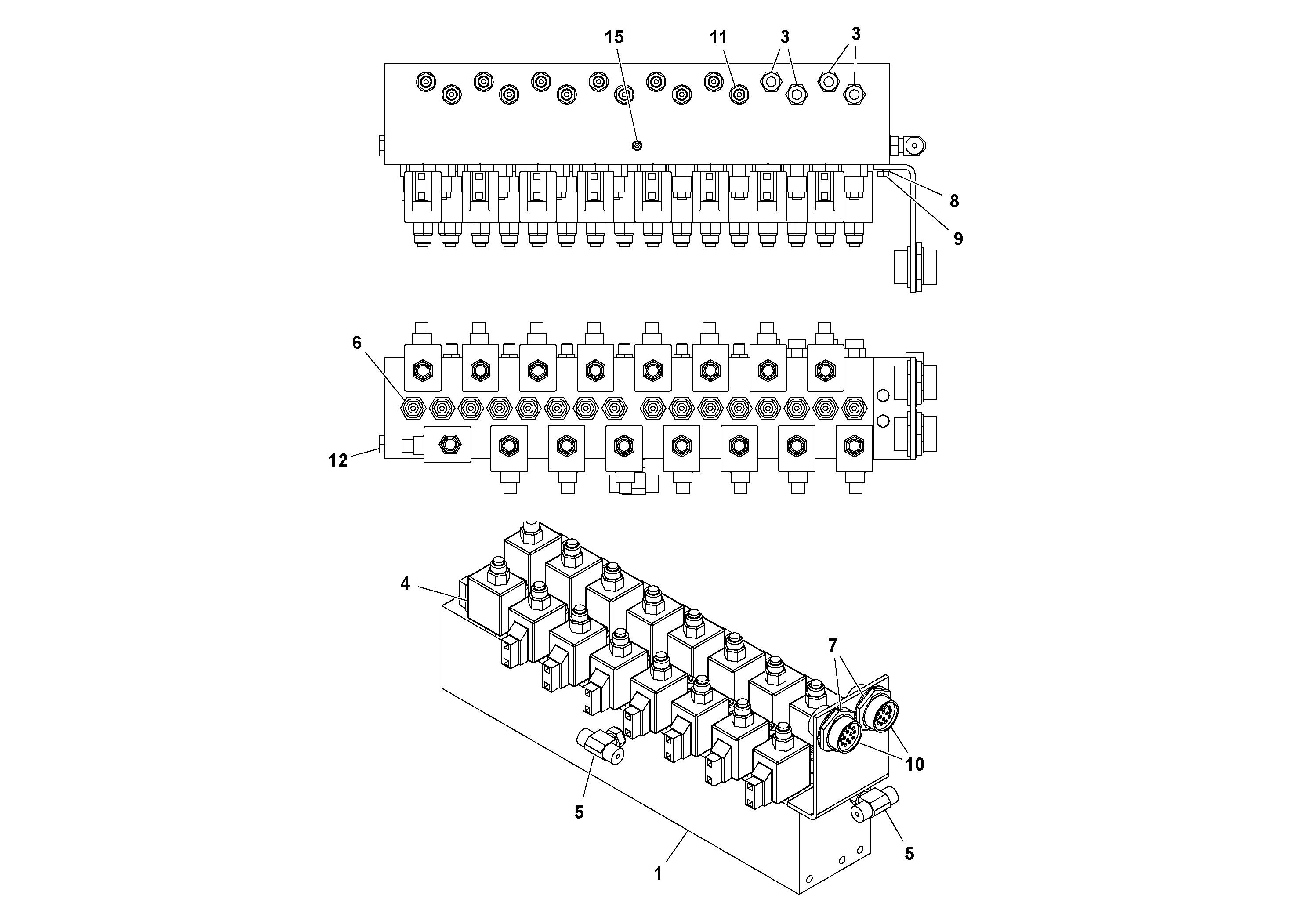 Схема запчастей Volvo Ultimat - 47967 Valve Manifold ULTIMAT 20 ULTIMAT 10/20