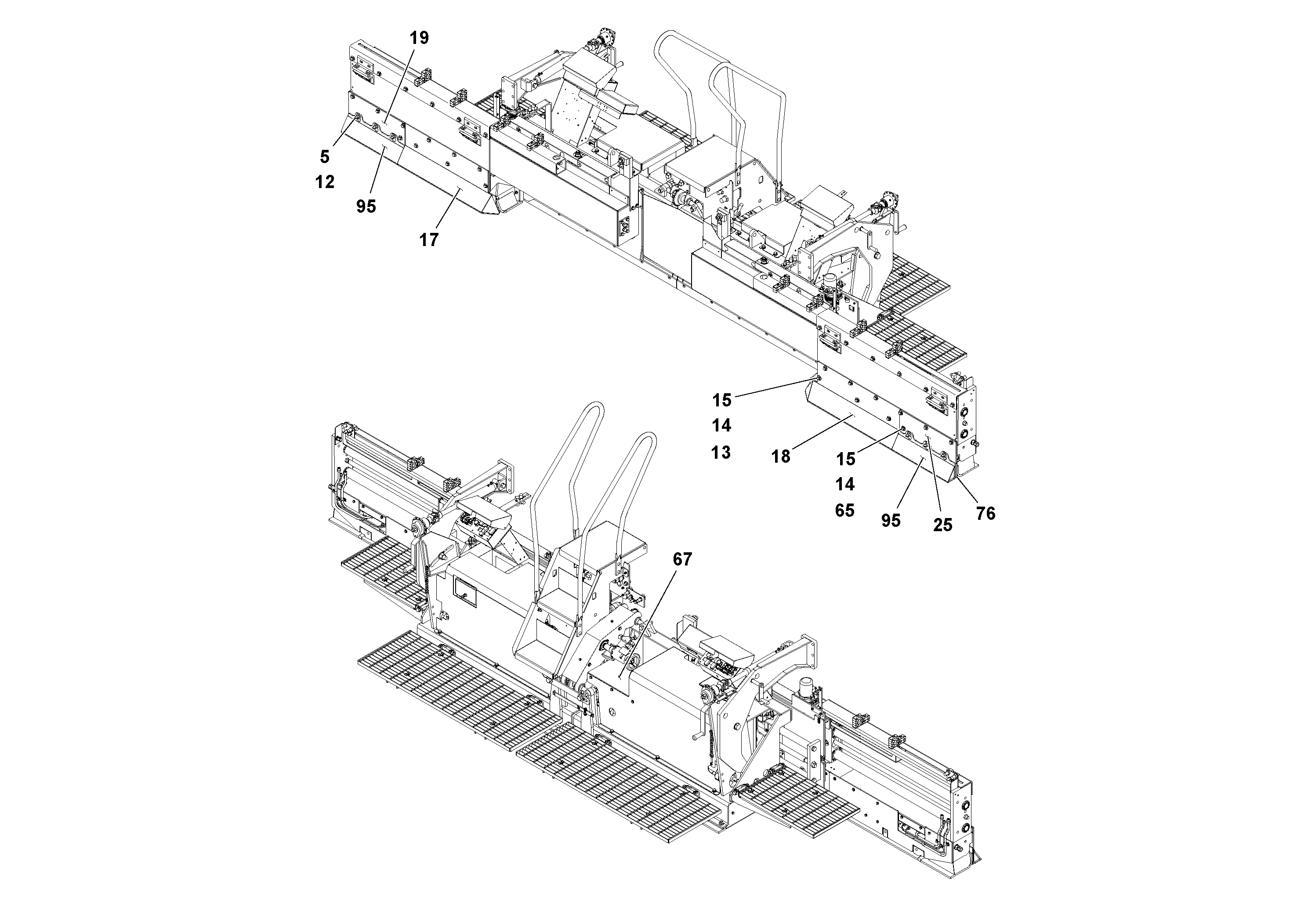 Схема запчастей Volvo Ultimat - 12754 Screed Assembly ULTIMAT 20 ULTIMAT 10/20