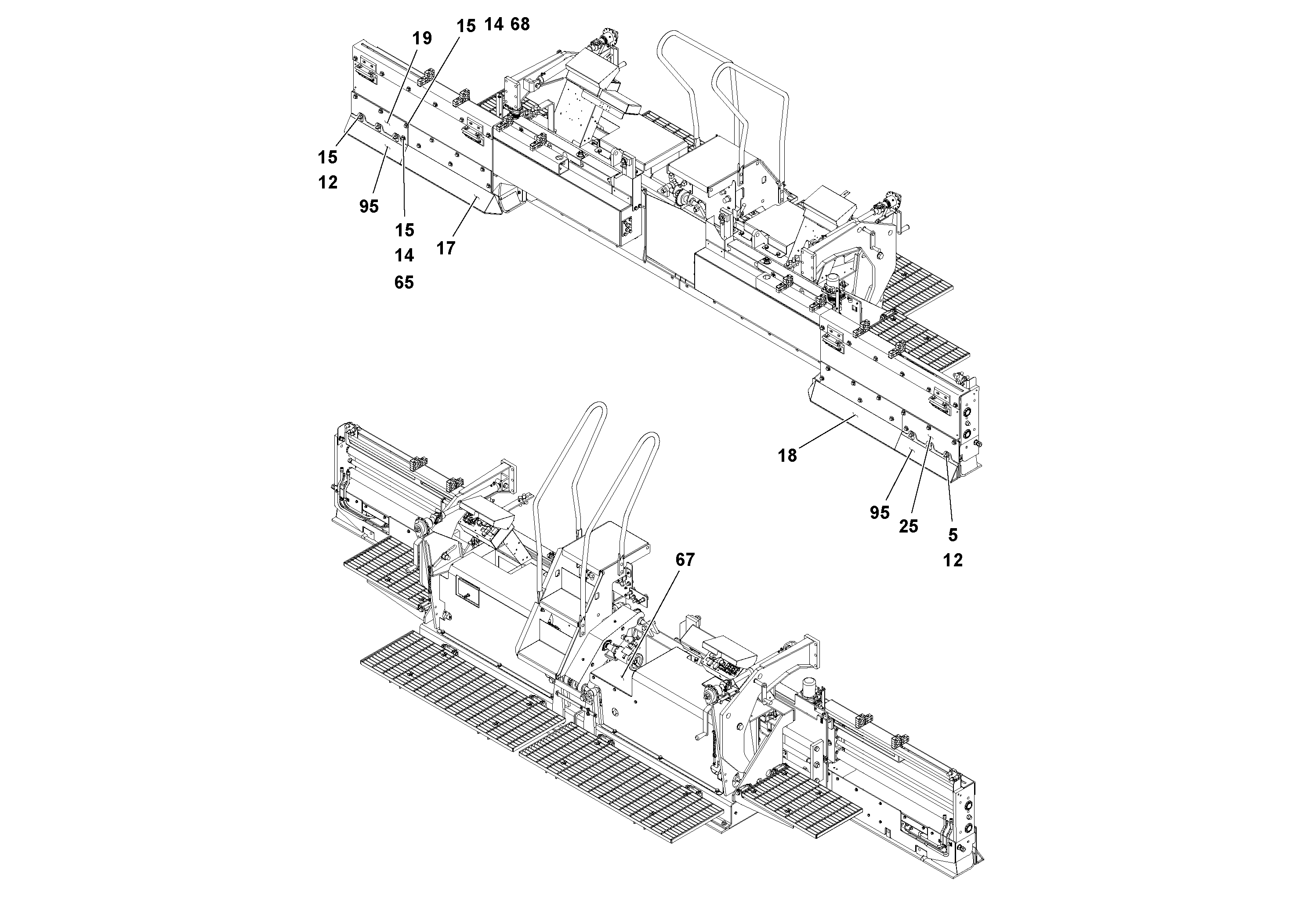 Схема запчастей Volvo Ultimat - 12758 Screed Assembly ULTIMAT 20 ULTIMAT 10/20