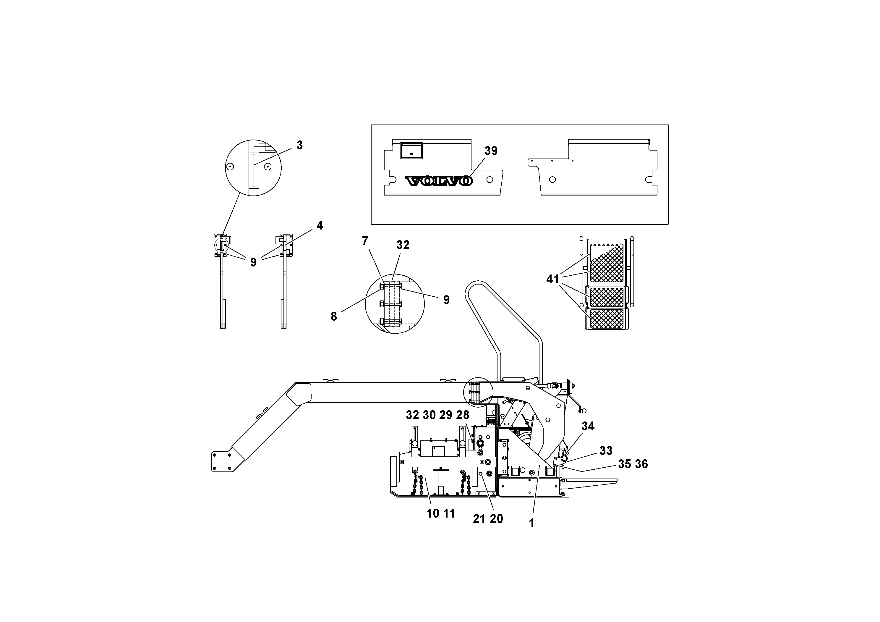 Схема запчастей Volvo Ultimat - 38676 Trim Kit ULTIMAT 20 ULTIMAT 10/20