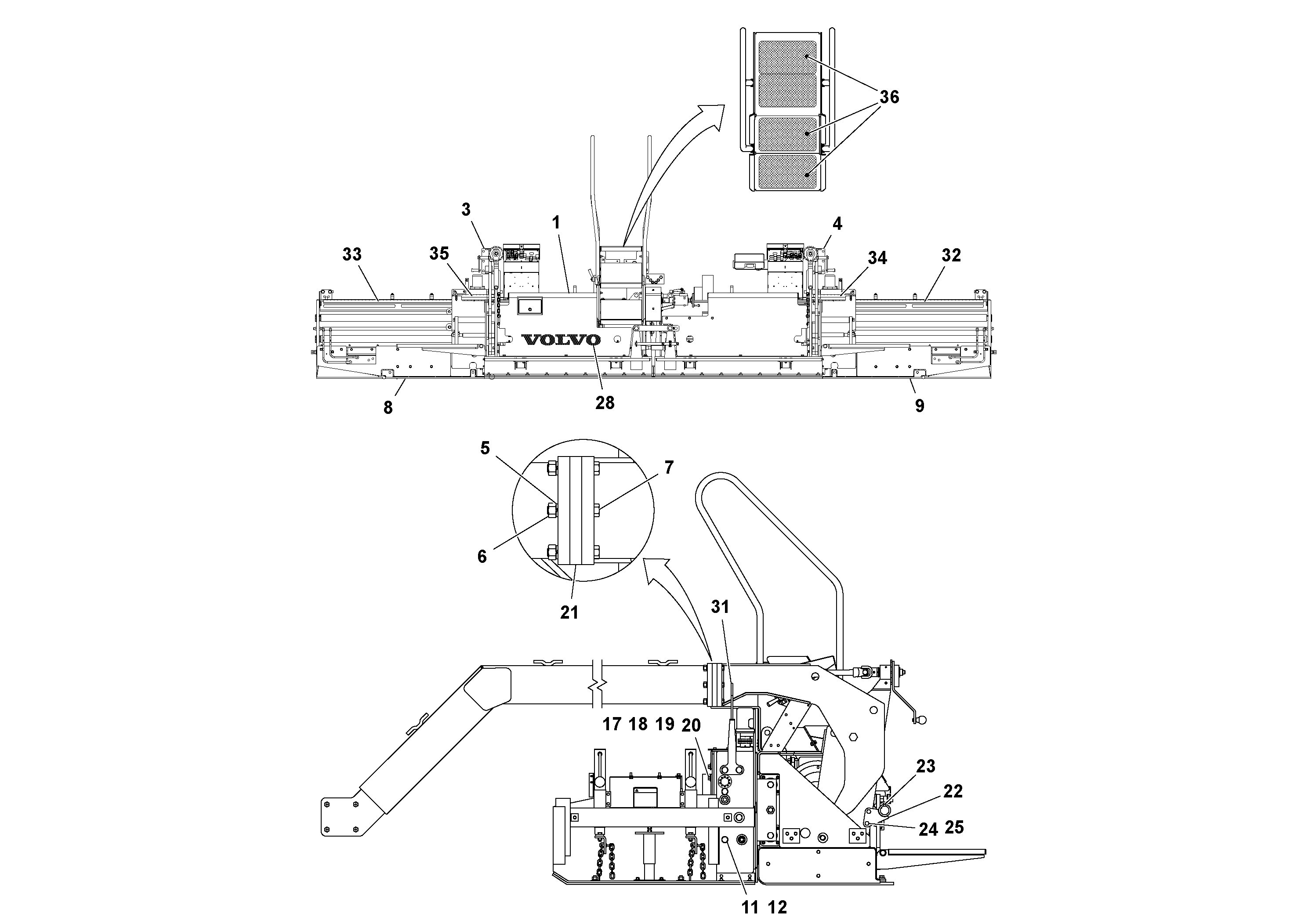 Схема запчастей Volvo Ultimat - 38687 Trim Kit ULTIMAT 20 ULTIMAT 10/20