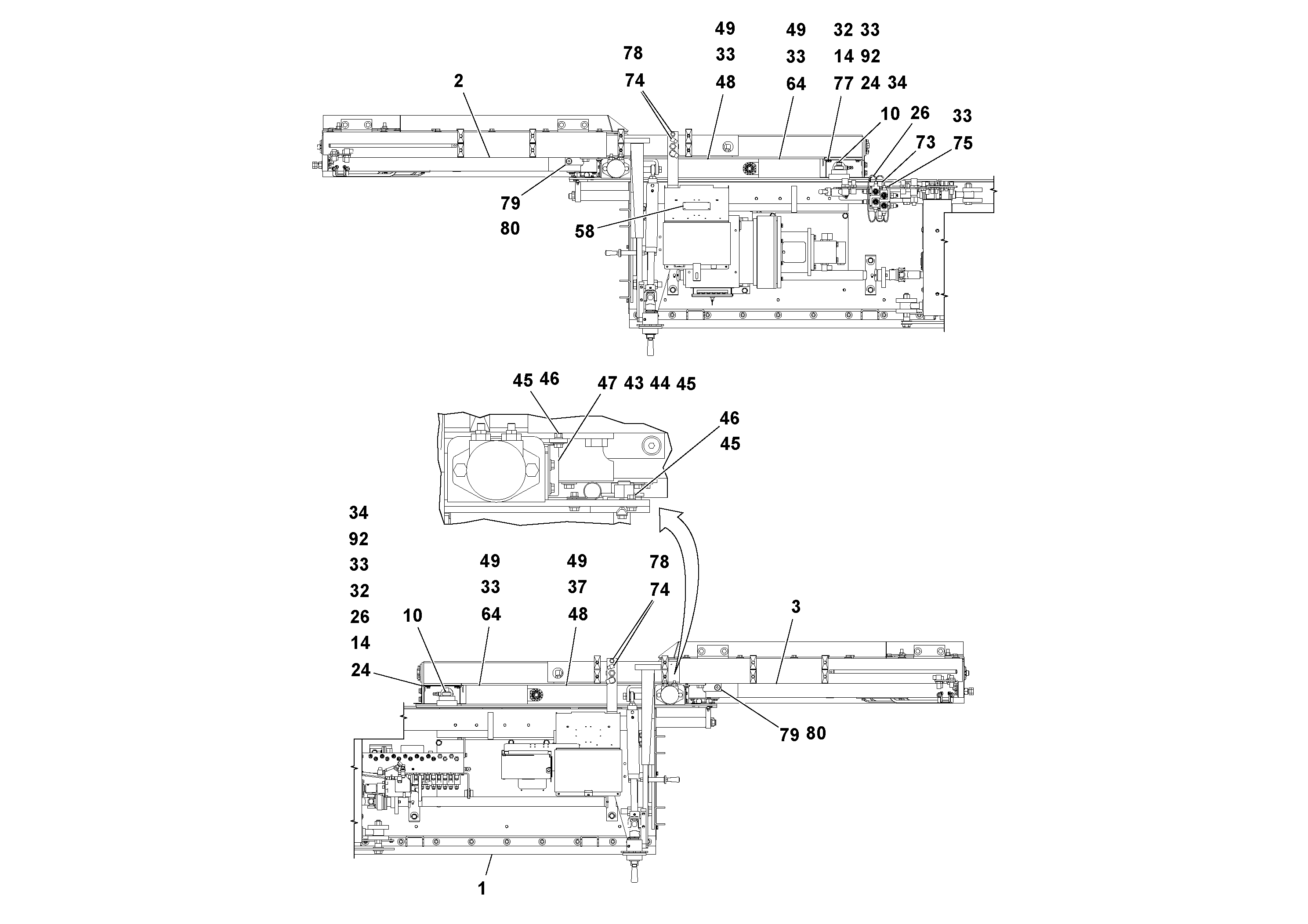 Схема запчастей Volvo Ultimat - 4210 Screed Assembly ULTIMAT 20 ULTIMAT 10/20
