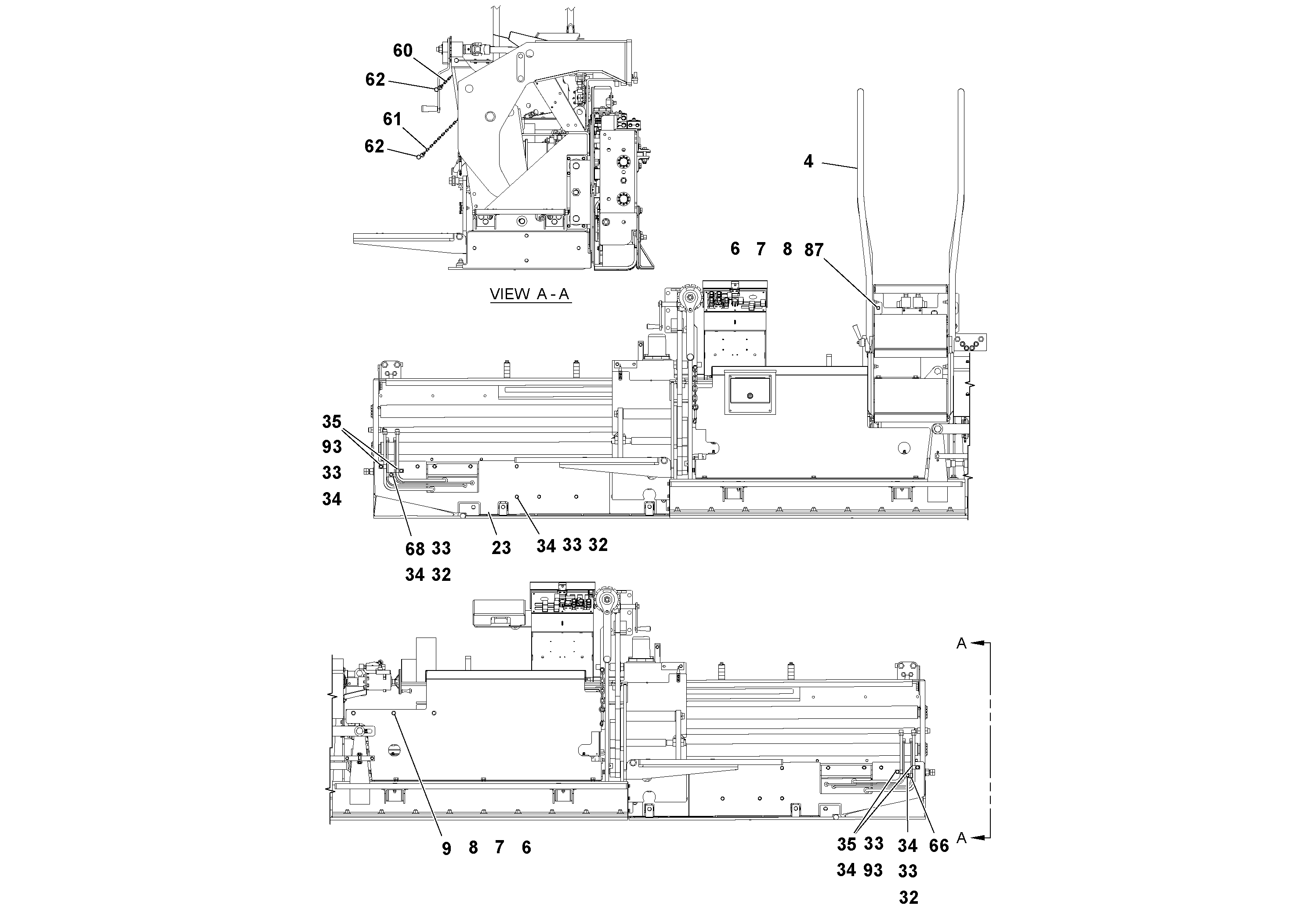 Схема запчастей Volvo Ultimat - 51446 Screed Assembly ULTIMAT 20 ULTIMAT 10/20