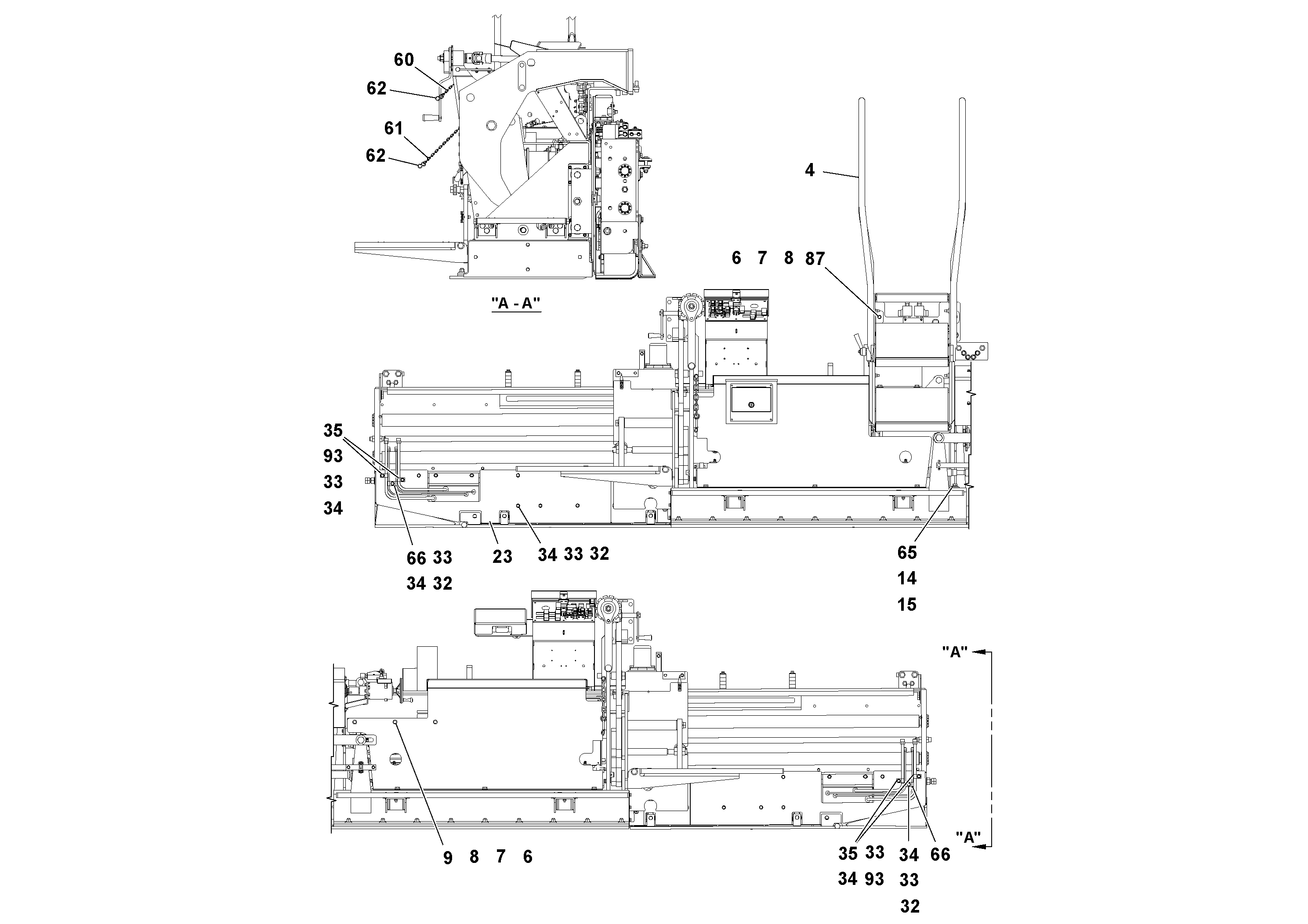Схема запчастей Volvo Ultimat - 51457 Screed Assembly ULTIMAT 20 ULTIMAT 10/20