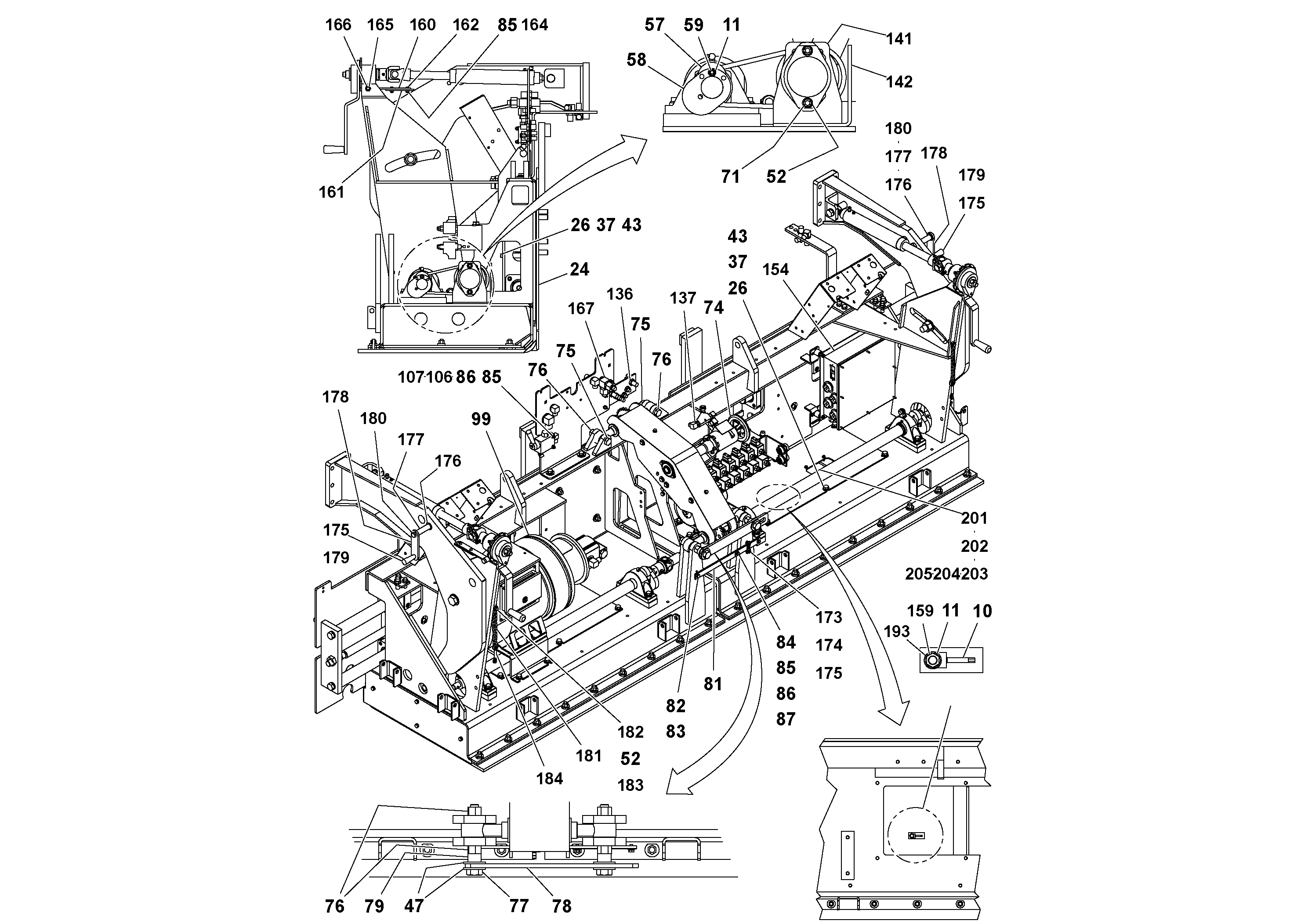 Схема запчастей Volvo Ultimat - 69480 10 ft. Main Screed Assembly ULTIMAT 20 ULTIMAT 10/20