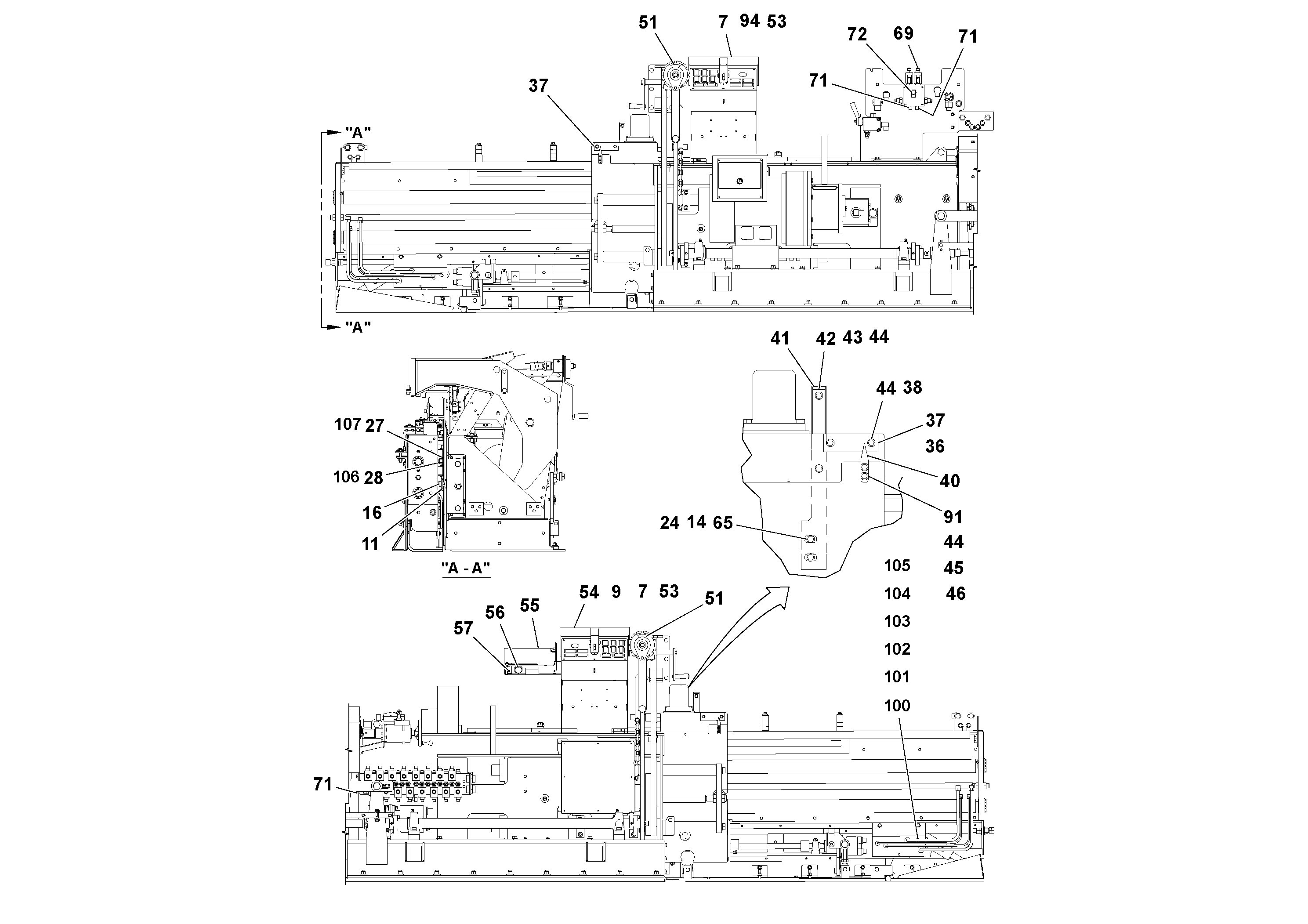 Схема запчастей Volvo Ultimat - 78941 Screed Assembly ULTIMAT 20 ULTIMAT 10/20