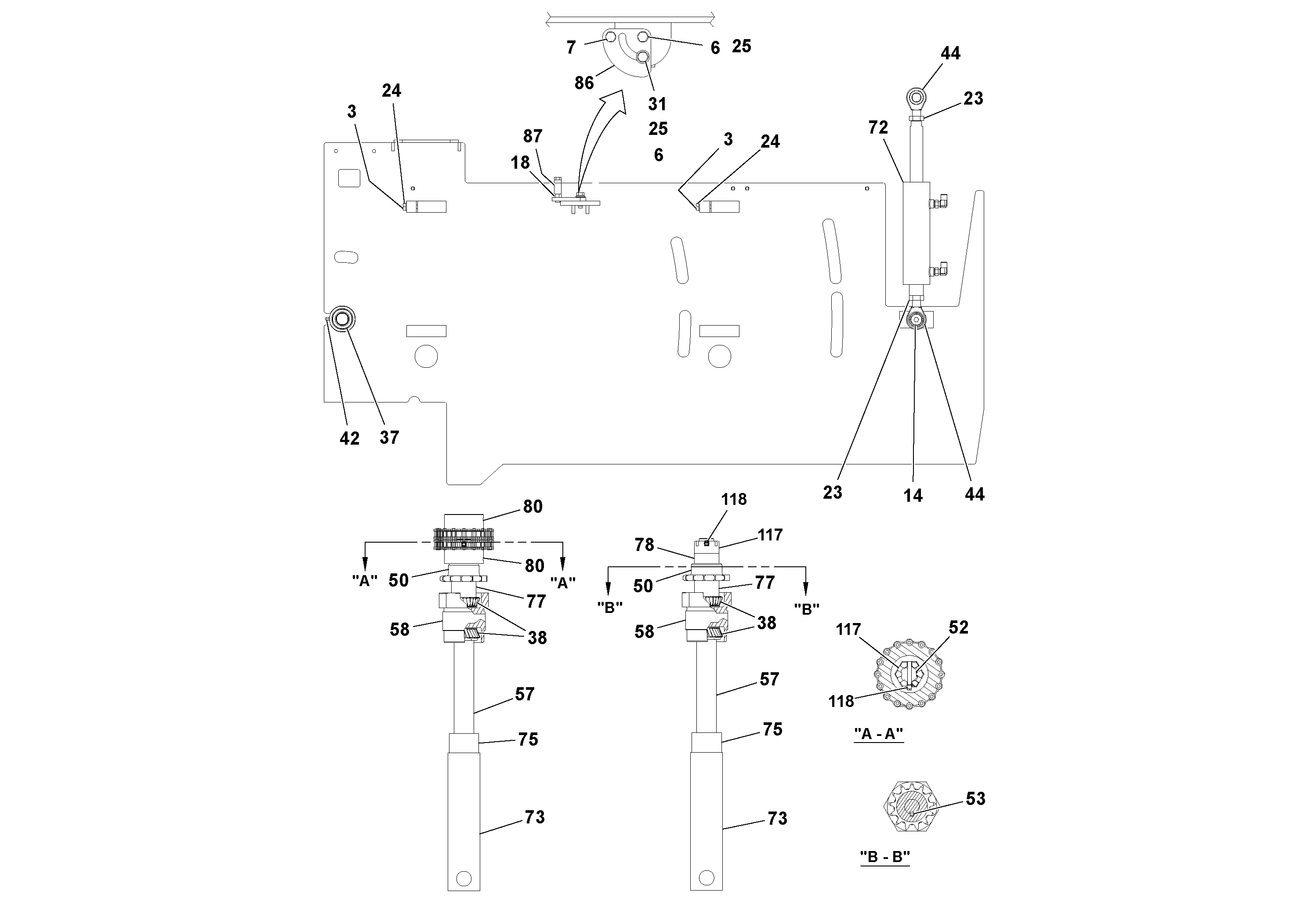 Схема запчастей Volvo Ultimat - 47914 5 Extension Assembly ULTIMAT 20 ULTIMAT 10/20