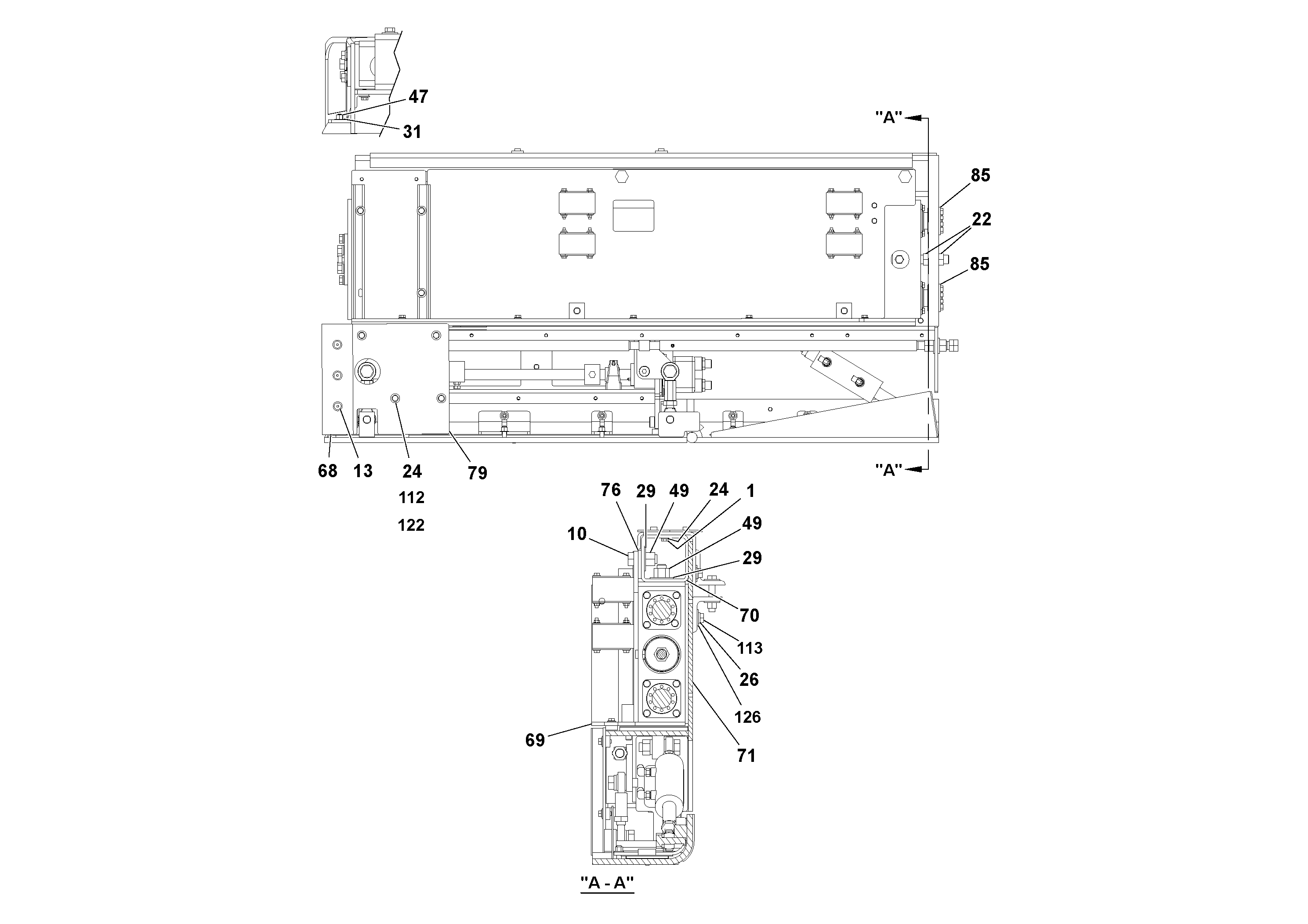 Схема запчастей Volvo Ultimat - 50732 5 Extension Assembly ULTIMAT 20 ULTIMAT 10/20