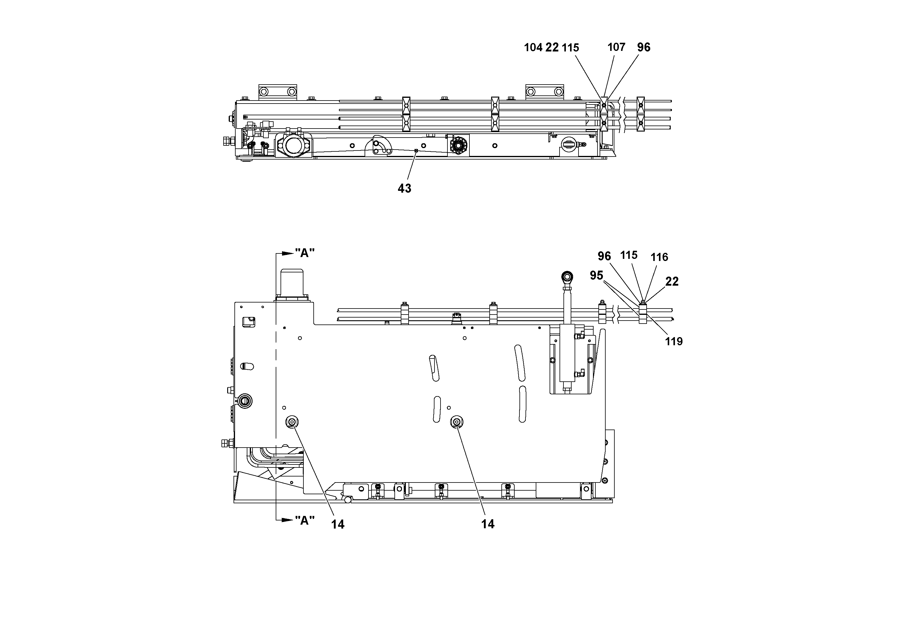 Схема запчастей Volvo Ultimat - 51376 5 Extension Assembly ULTIMAT 20 ULTIMAT 10/20