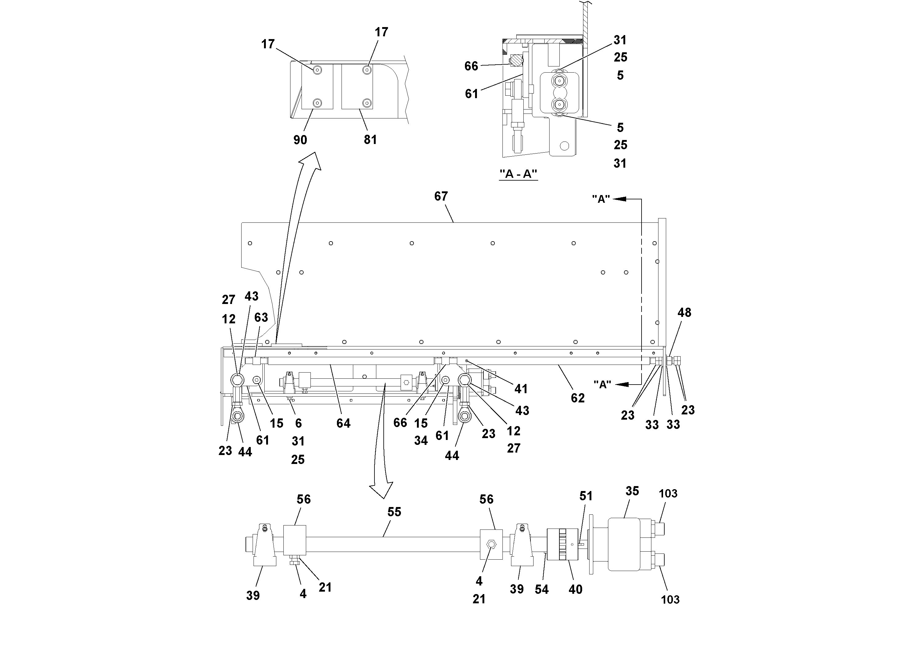 Схема запчастей Volvo Ultimat - 51381 5 Extension Assembly ULTIMAT 20 ULTIMAT 10/20