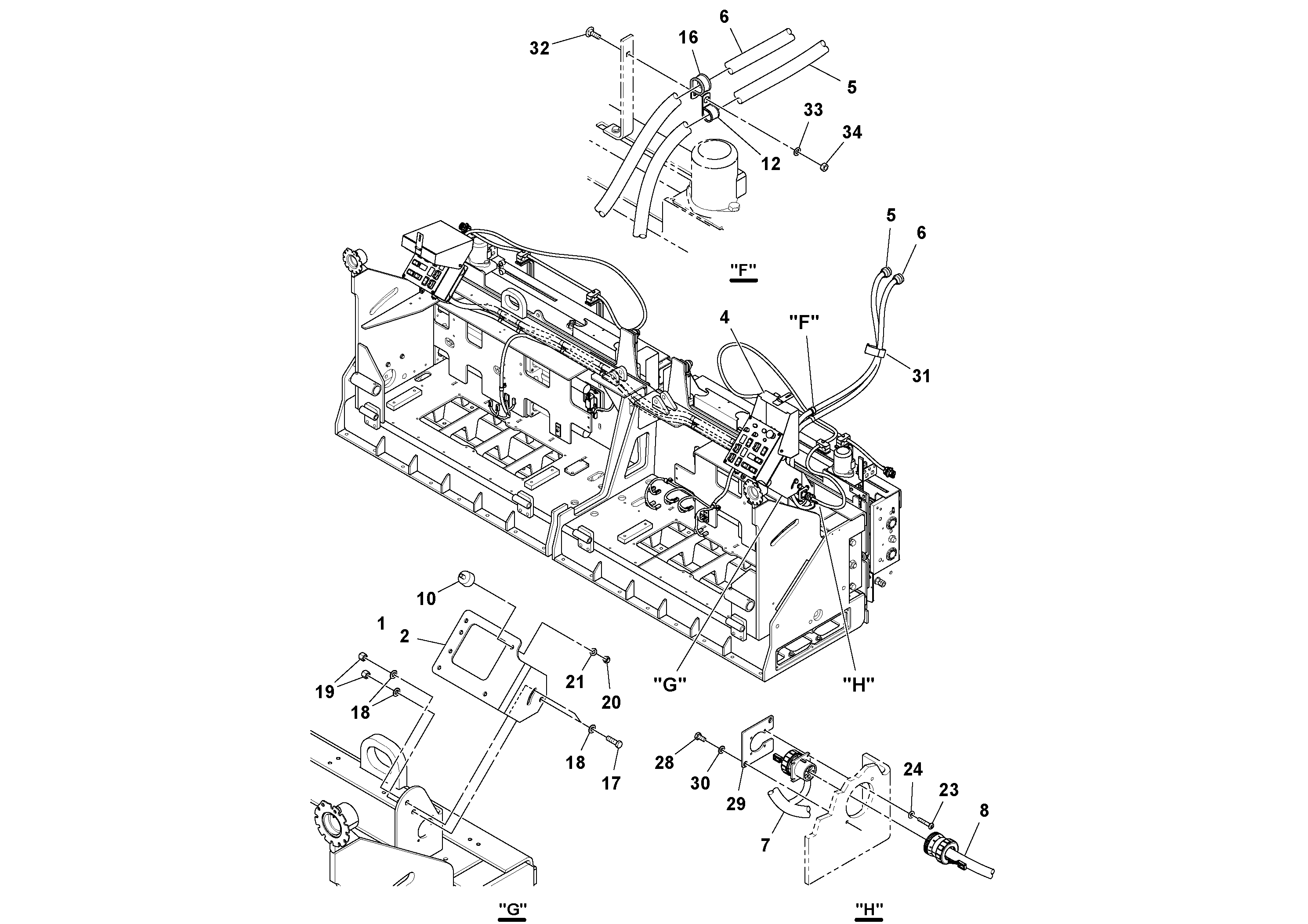 Схема запчастей Volvo Ultimat - 106503 Electrical Installation ULTIMAT 200