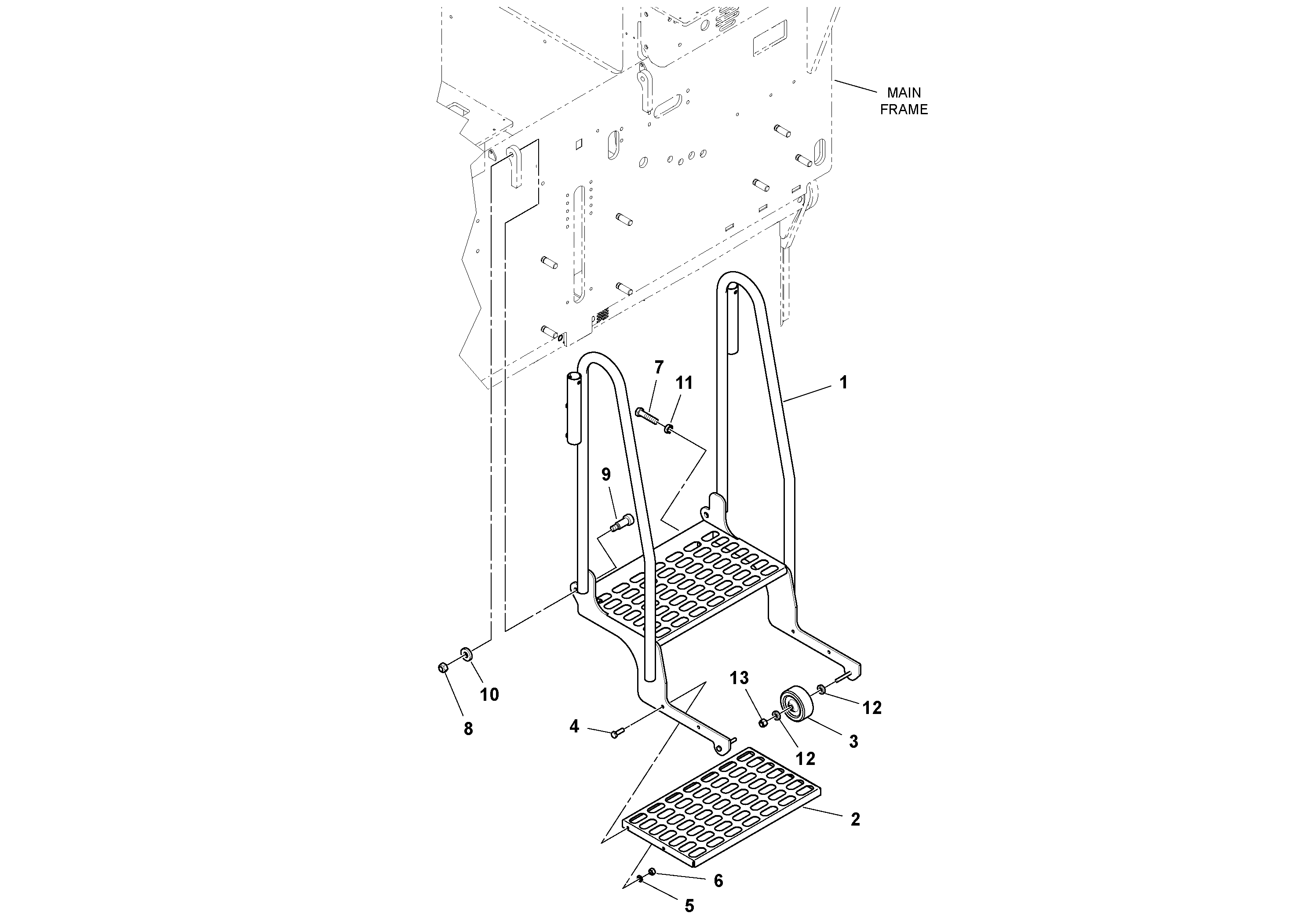 Схема запчастей Volvo Ultimat - 75236 Step Assembly ULTIMAT 200
