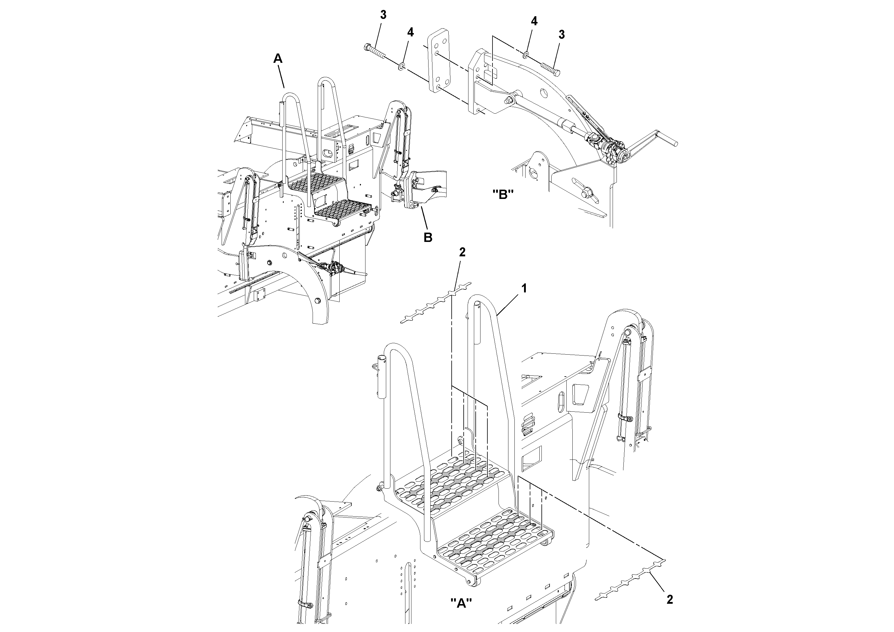 Схема запчастей Volvo Ultimat - 77117 Step Installation ULTIMAT 200