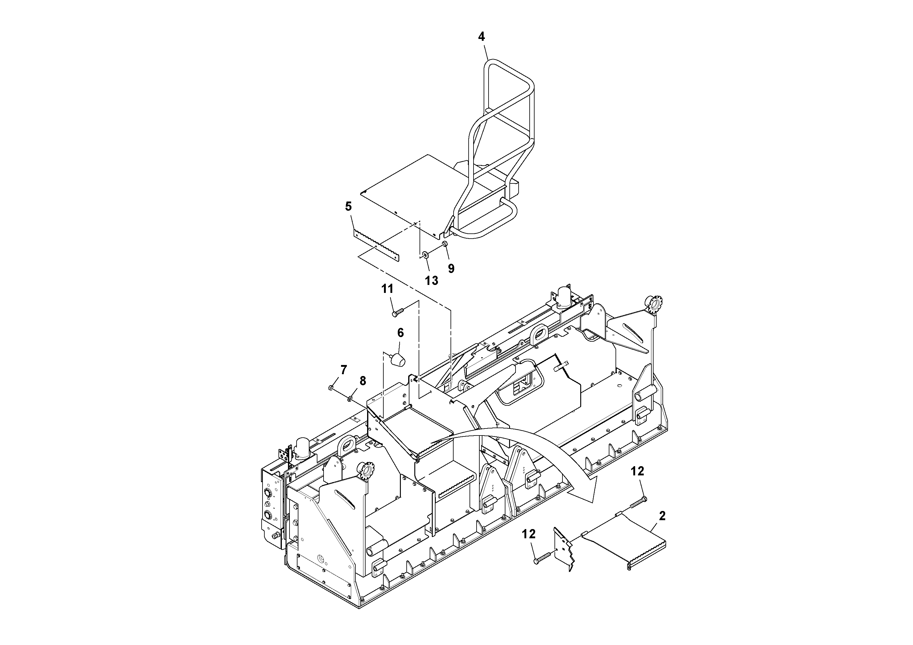 Схема запчастей Volvo Ultimat - 77387 Step Installation ULTIMAT 200