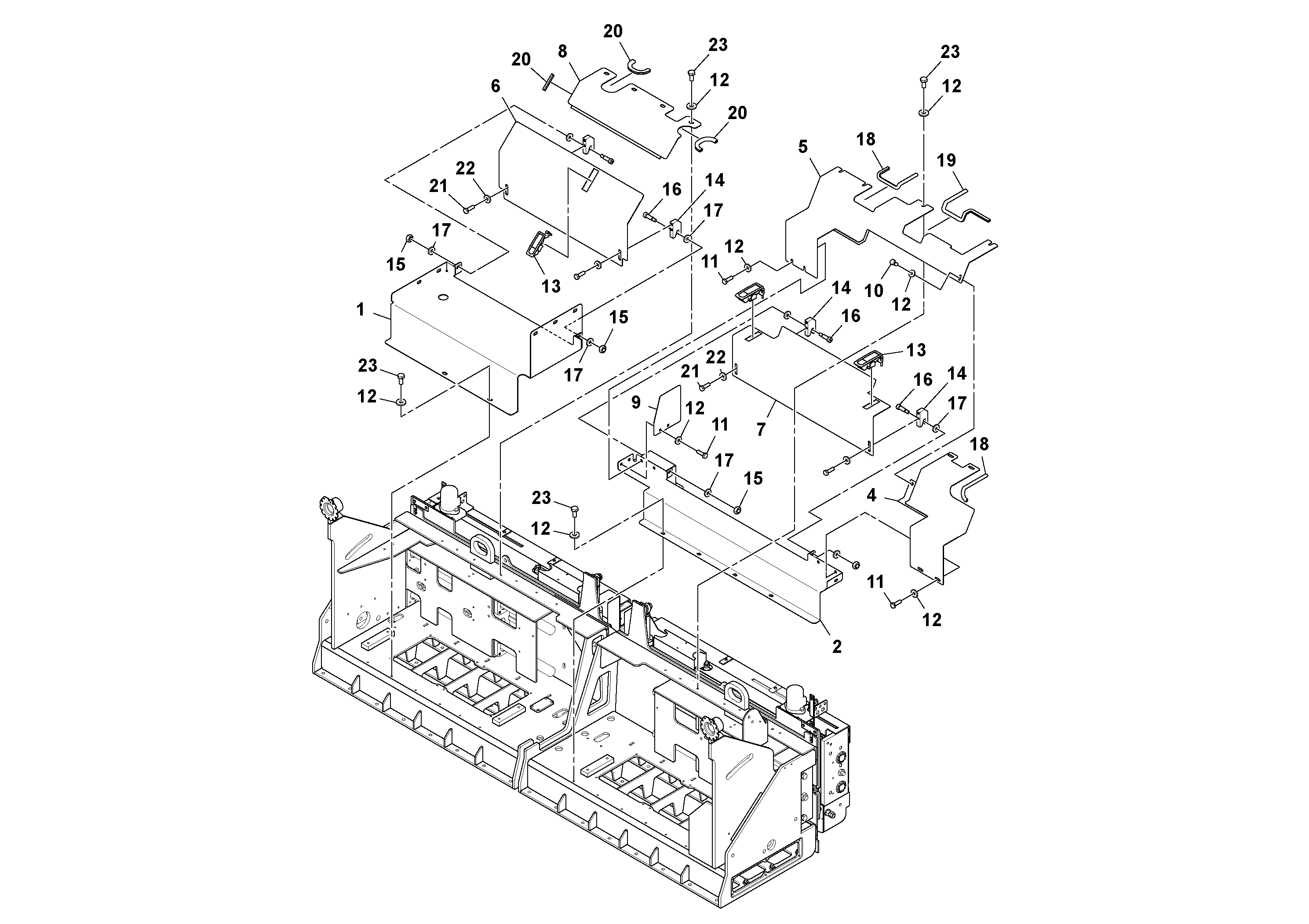 Схема запчастей Volvo Ultimat - 73375 Cover Installation ULTIMAT 200