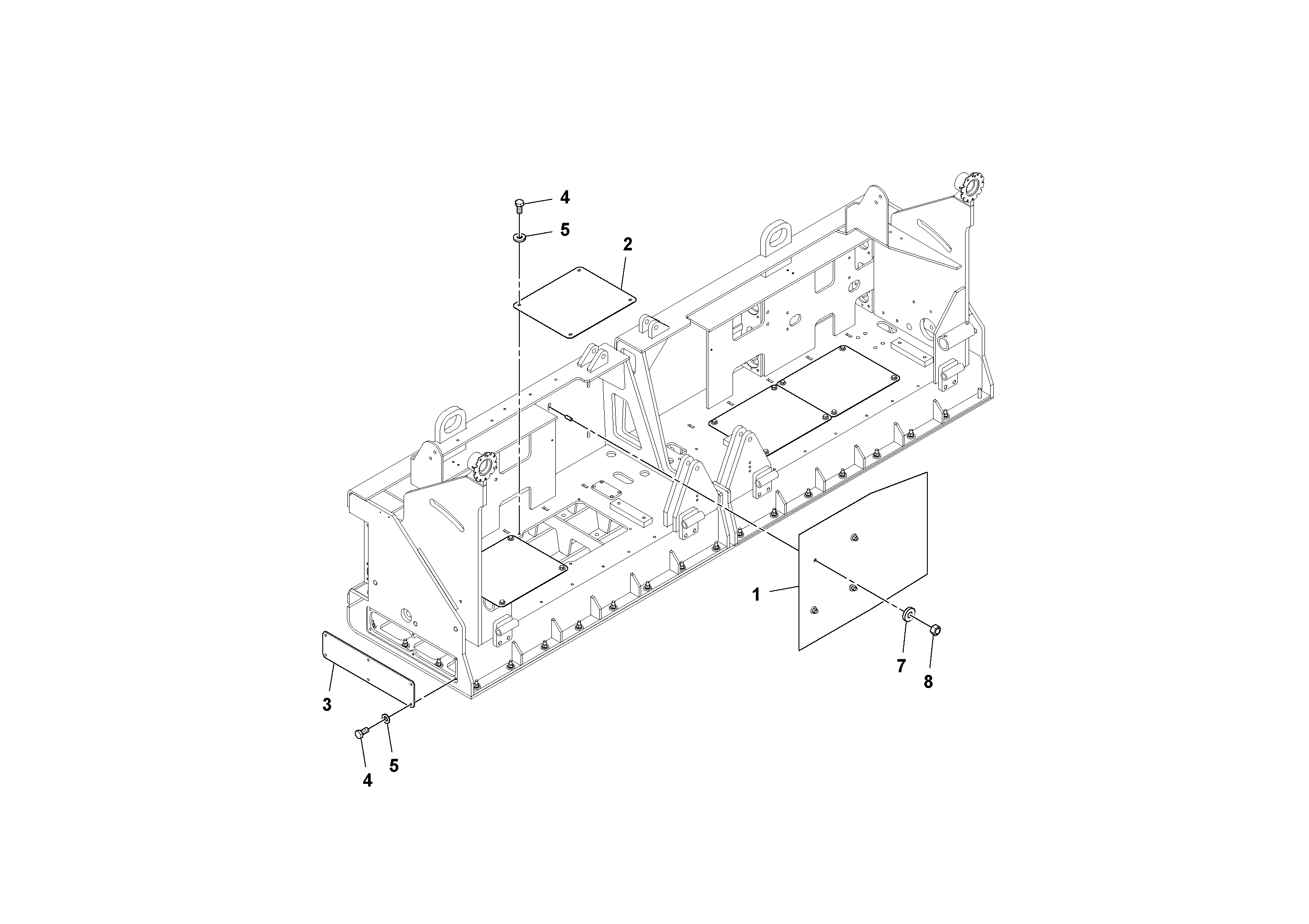 Схема запчастей Volvo Ultimat - 81066 Cover Installation ULTIMAT 200