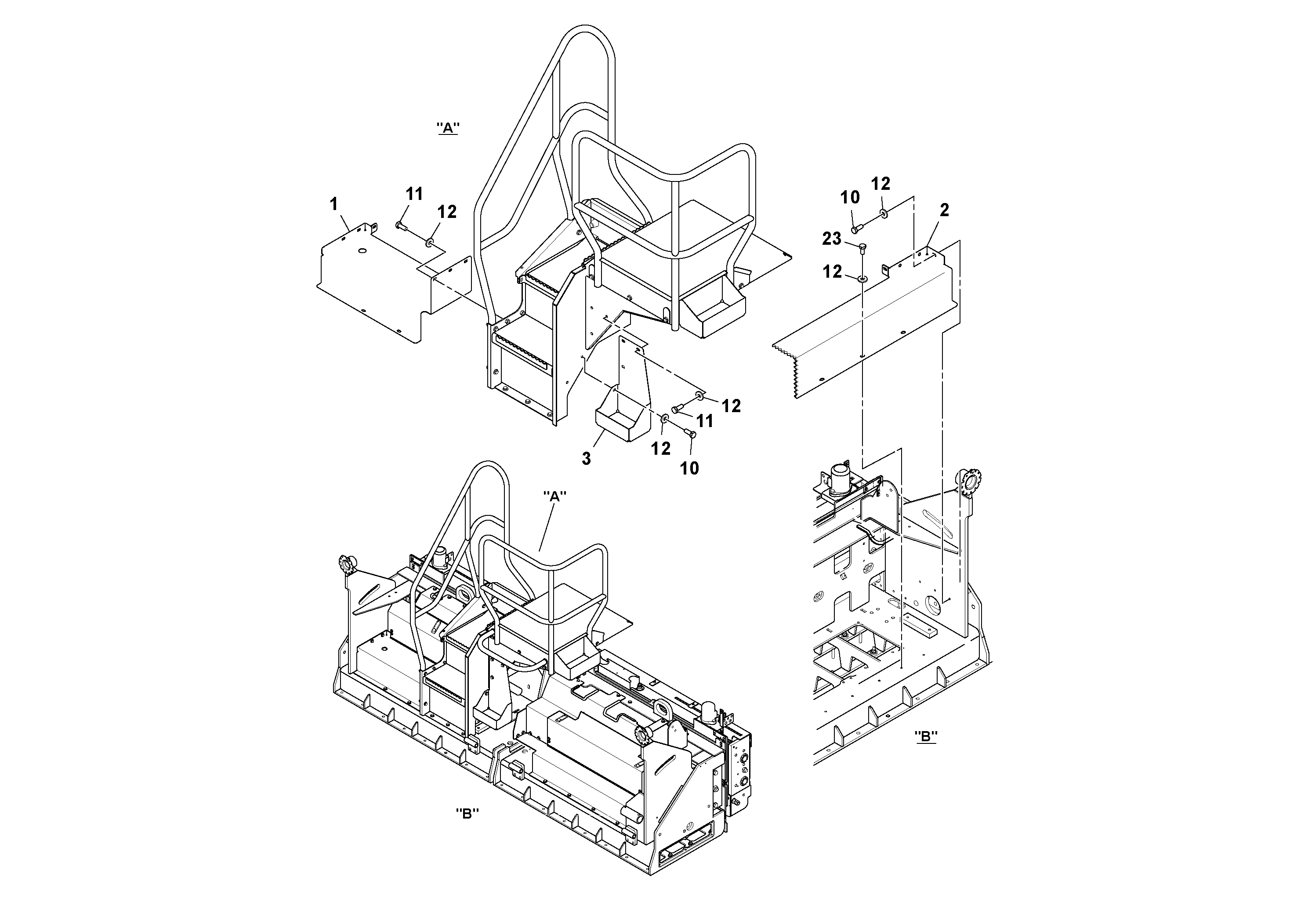 Схема запчастей Volvo Ultimat - 81076 Cover Installation ULTIMAT 200