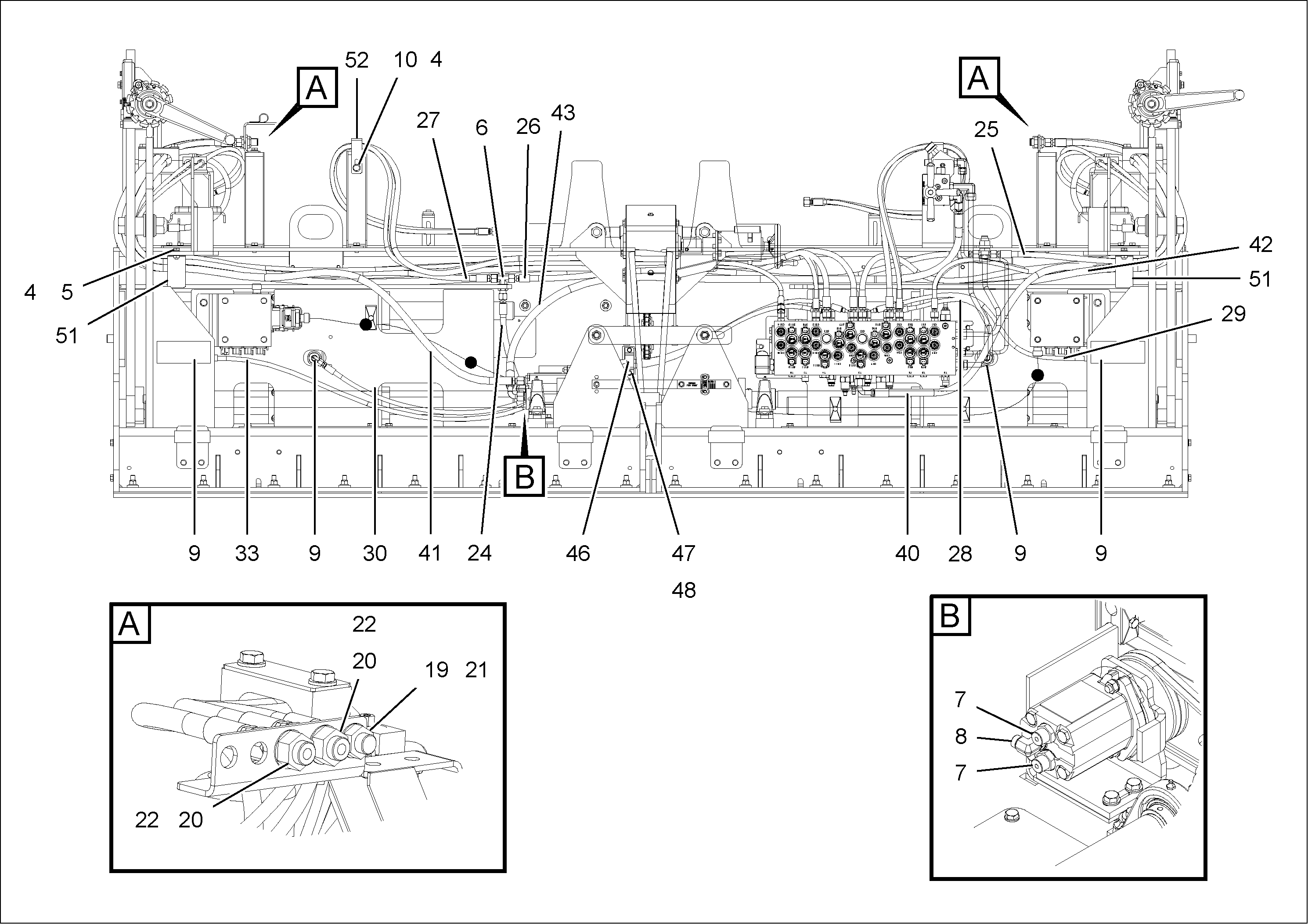 Схема запчастей Volvo Ultimat - 77549 Hydraulic installation ULTIMAT 200