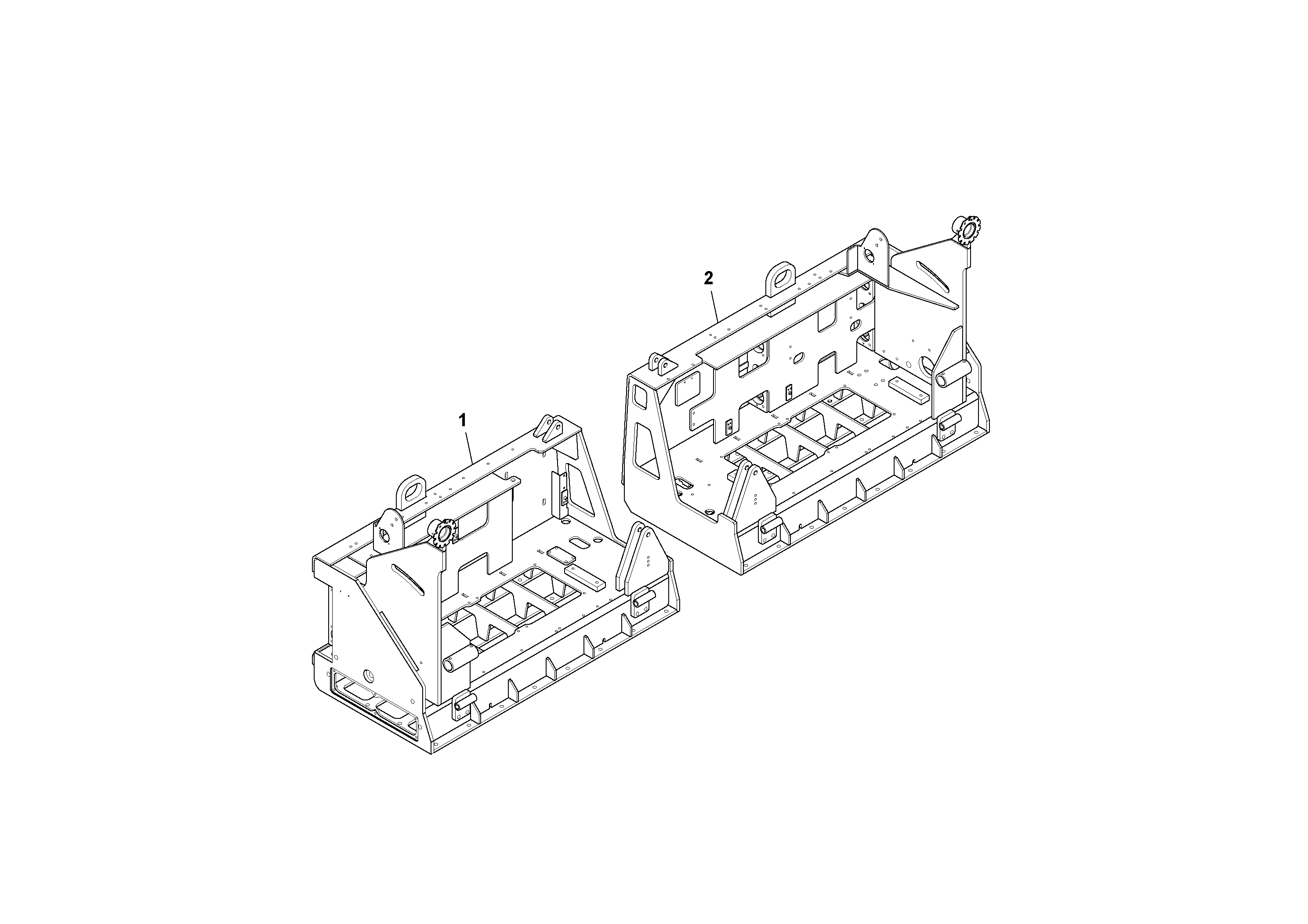 Схема запчастей Volvo Ultimat - 72603 Main Frame Installation ULTIMAT 200