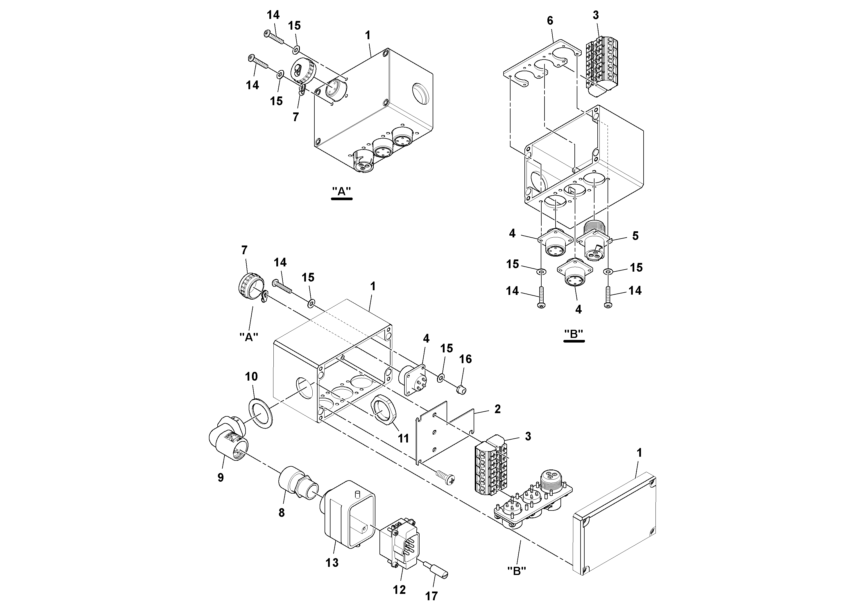 Схема запчастей Volvo Ultimat - 76065 Junction Box ULTIMAT 200