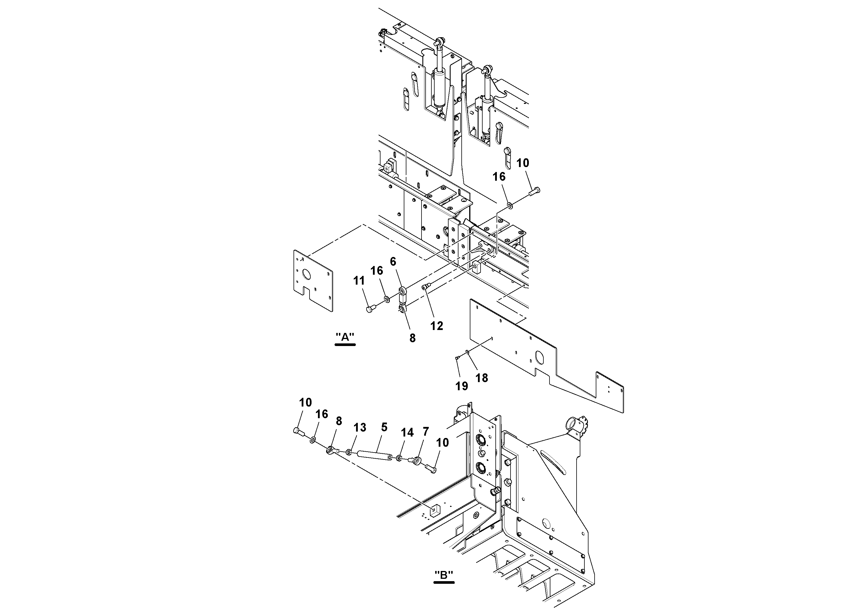 Схема запчастей Volvo Ultimat - 51302 No Berm Attachment ULTIMAT 200