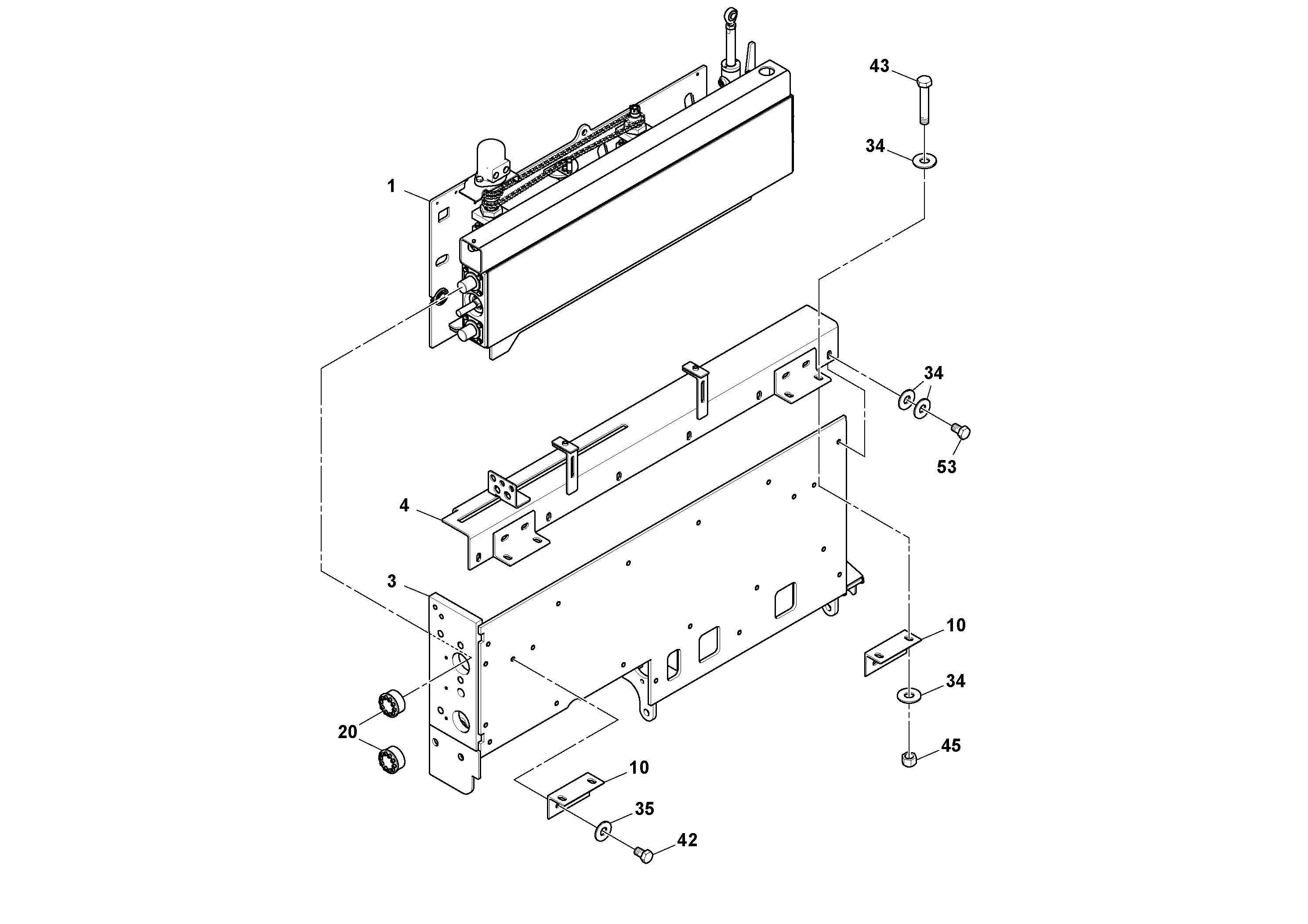 Схема запчастей Volvo Ultimat - 72380 Extension Assembly ULTIMAT 200