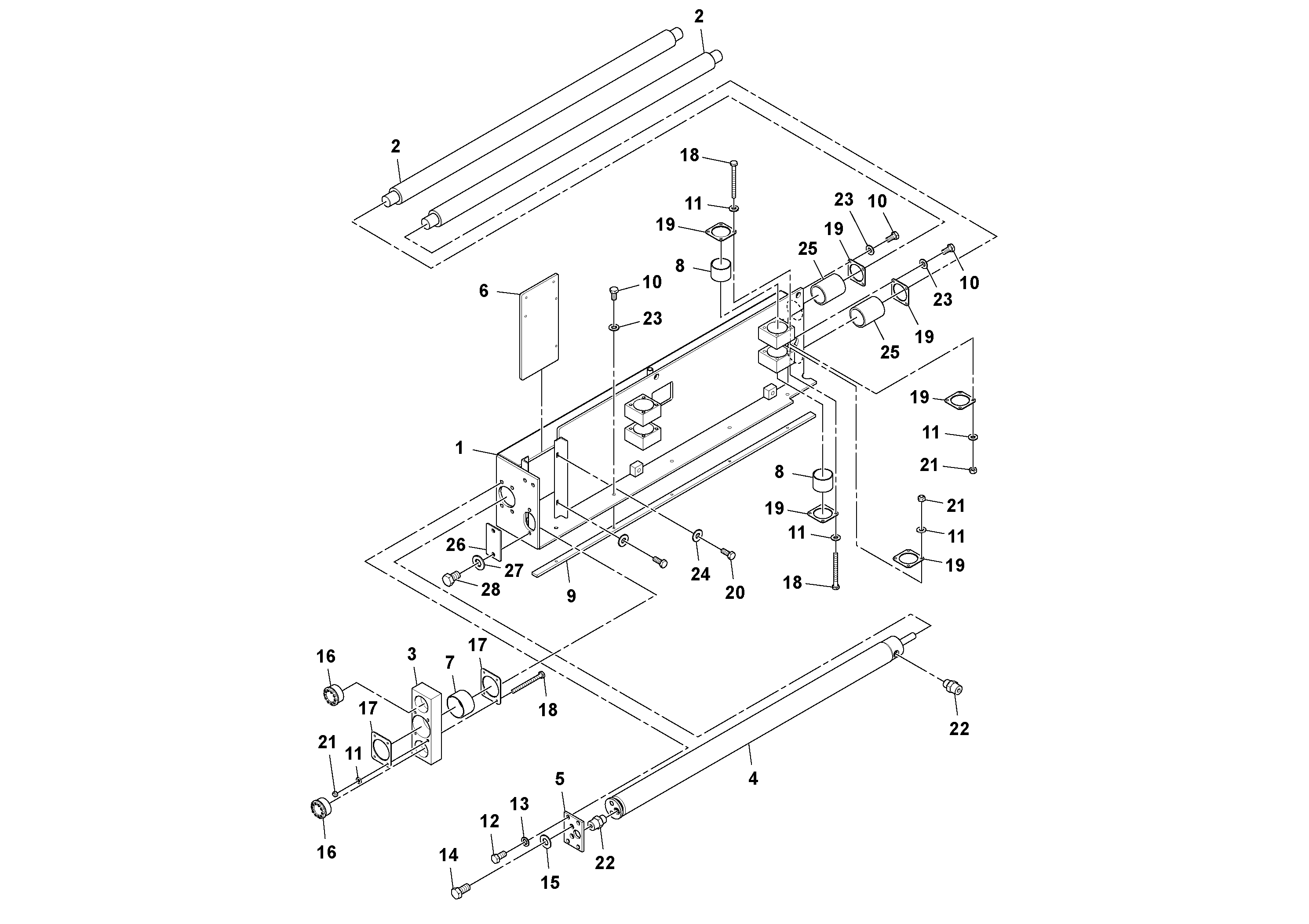 Схема запчастей Volvo Ultimat - 72531 4 Primary Extension Assembly ULTIMAT 200