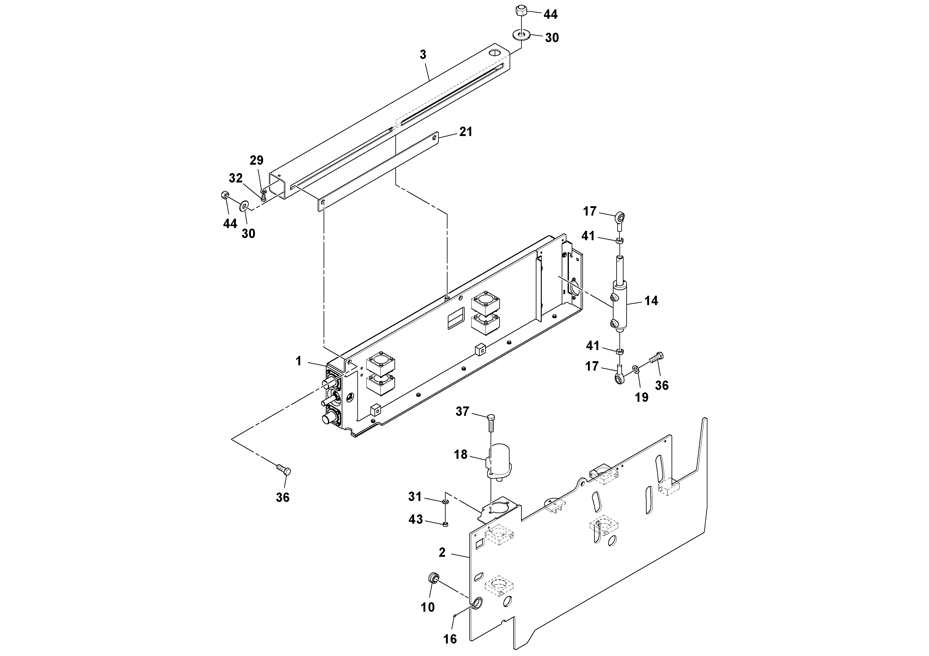 Схема запчастей Volvo Ultimat - 73183 Extension Assembly ULTIMAT 200