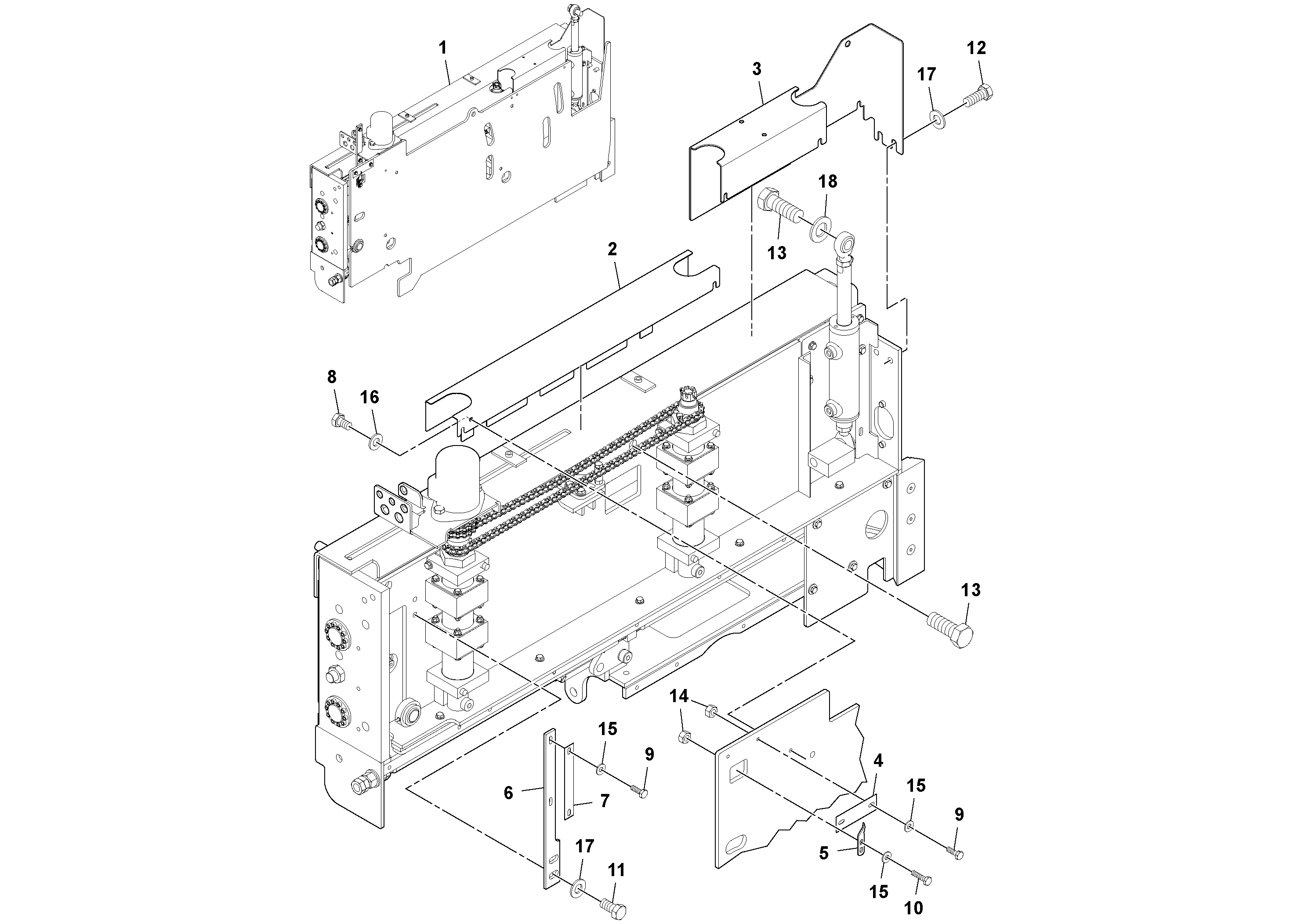 Схема запчастей Volvo Ultimat - 73469 Extension Installation ULTIMAT 200