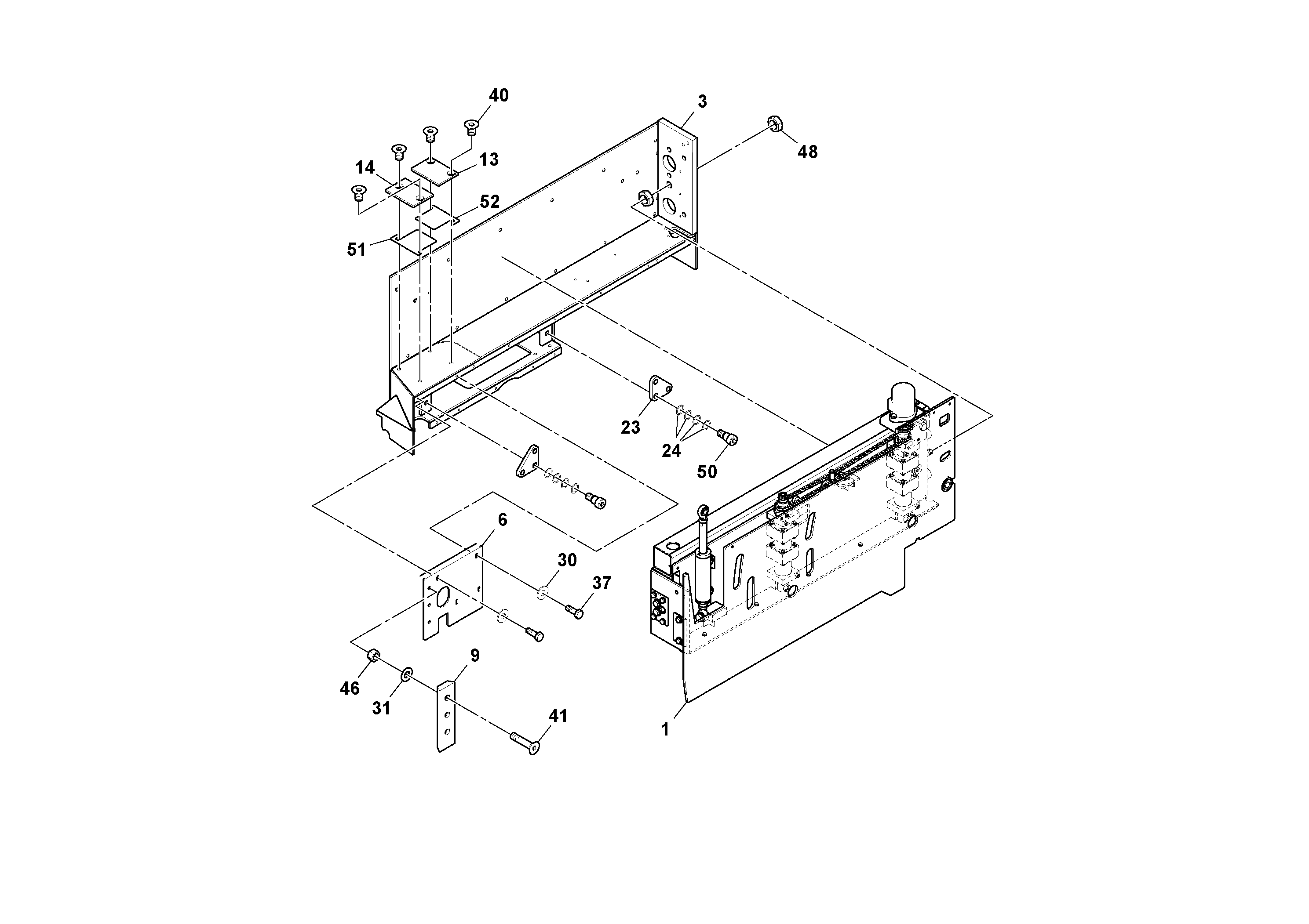 Схема запчастей Volvo Ultimat - 73812 Extension Assembly ULTIMAT 200