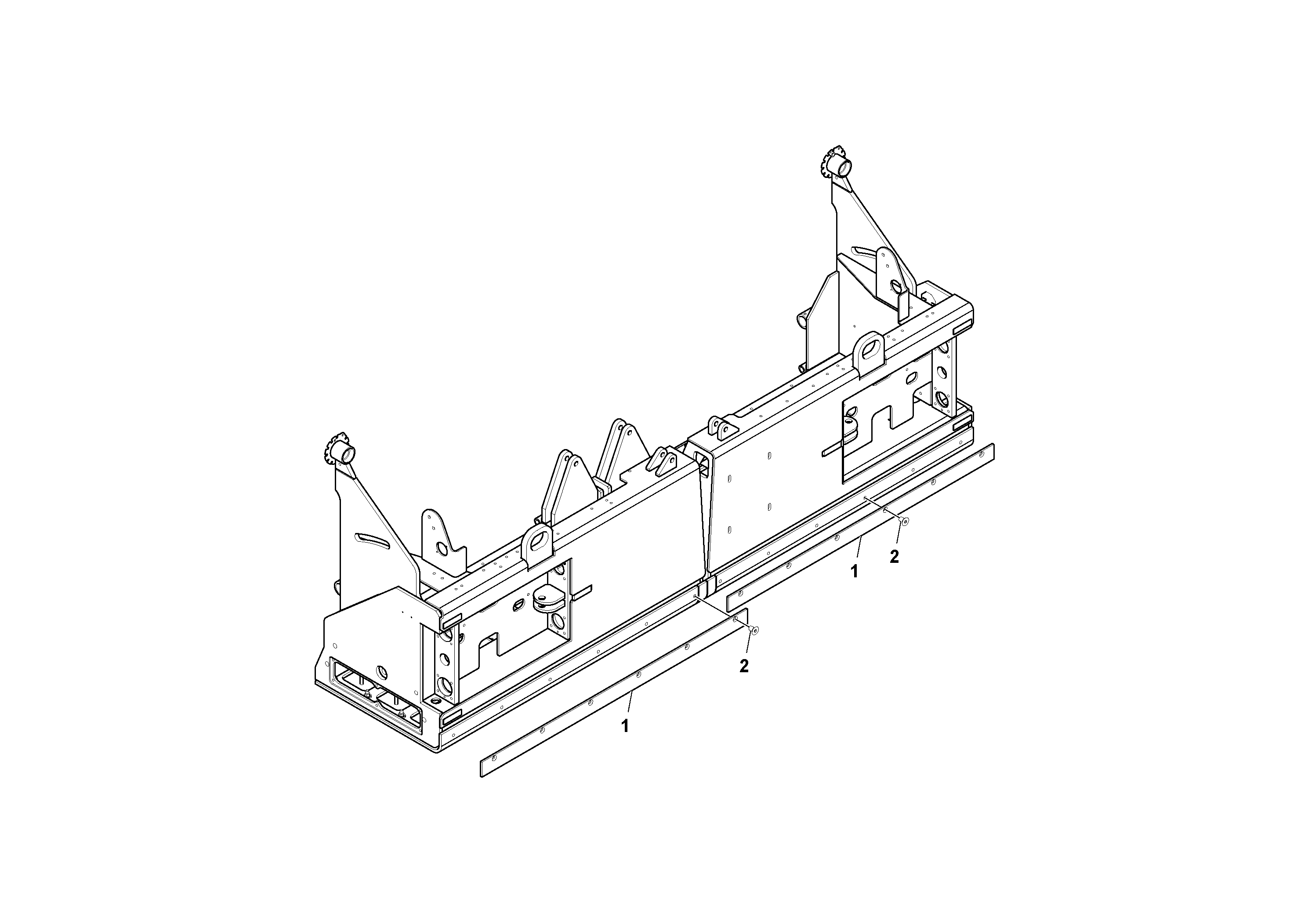 Схема запчастей Volvo Ultimat - 76595 Strike-off Plate Assembly ULTIMAT 200
