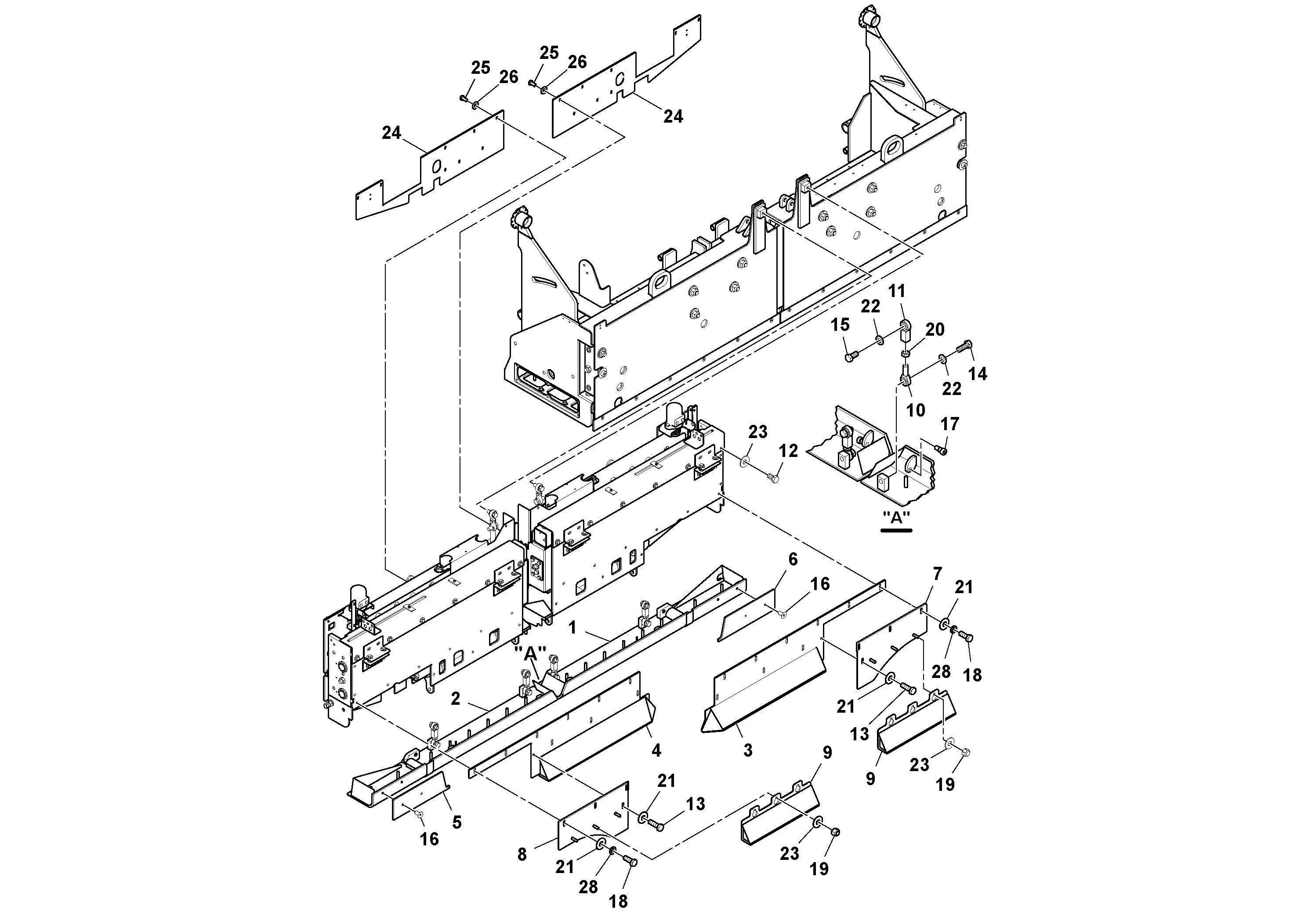 Схема запчастей Volvo Ultimat - 76682 Berm Attachment ULTIMAT 200