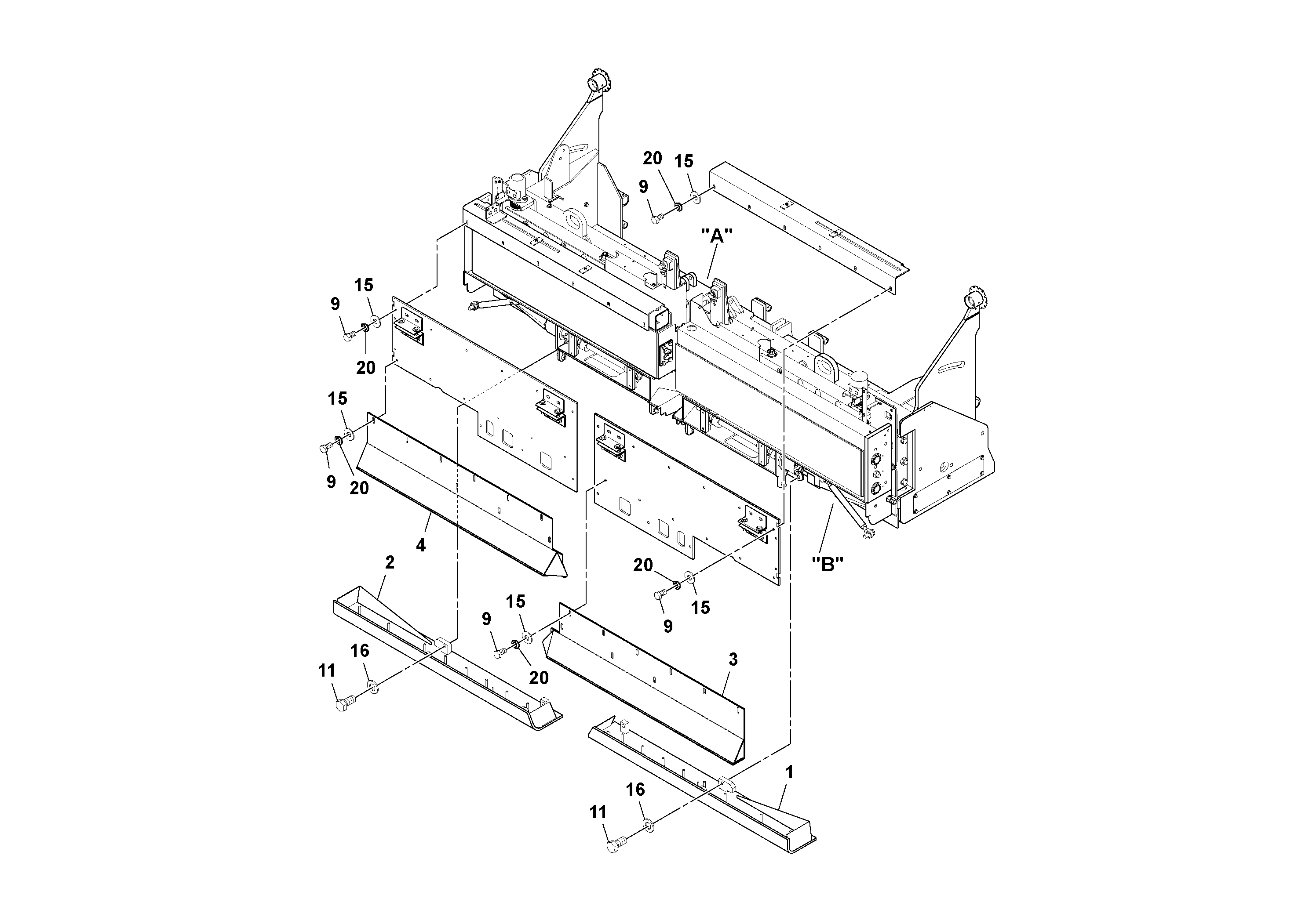 Схема запчастей Volvo Ultimat - 79260 No Berm Attachment ULTIMAT 200