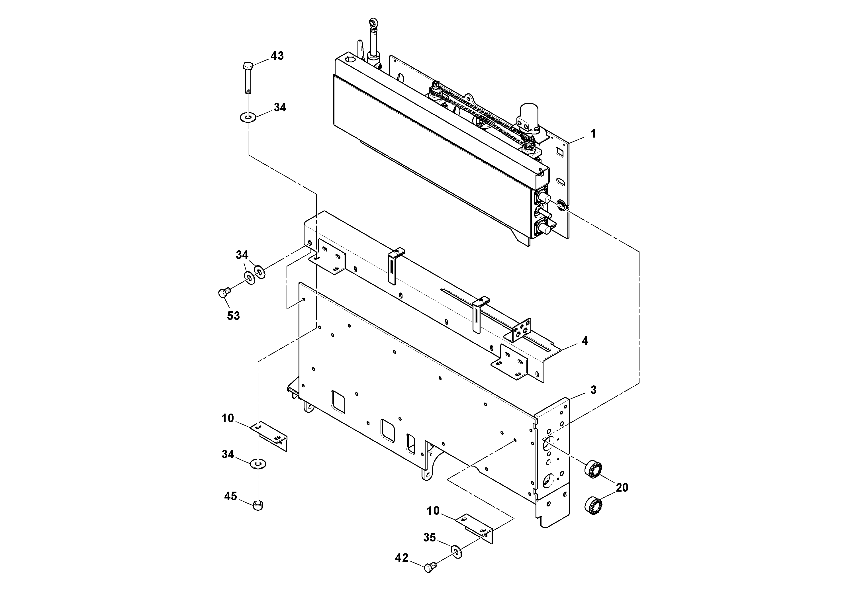 Схема запчастей Volvo Ultimat - 79631 Extension Assembly ULTIMAT 200