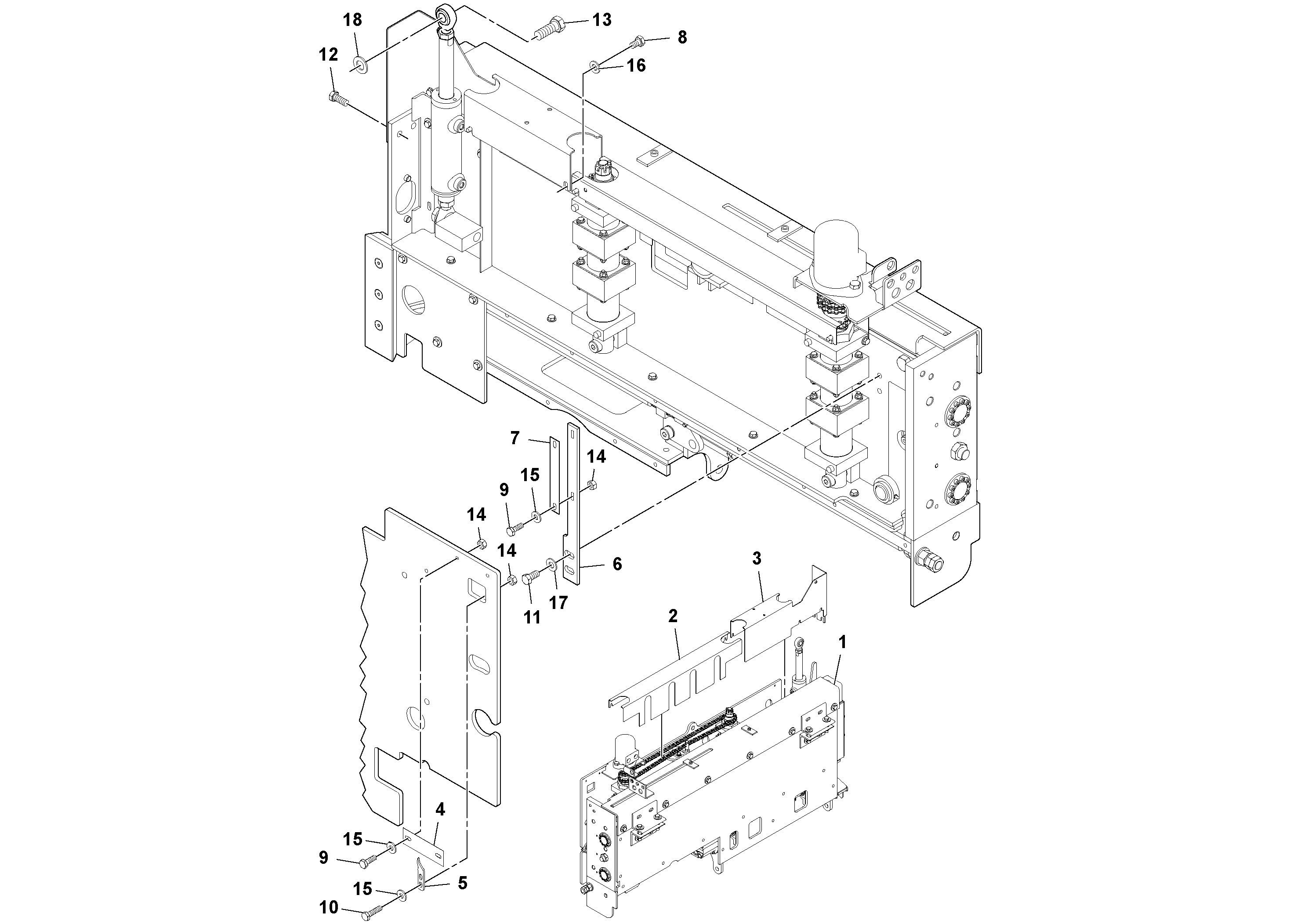 Схема запчастей Volvo Ultimat - 85979 Extension Installation ULTIMAT 200