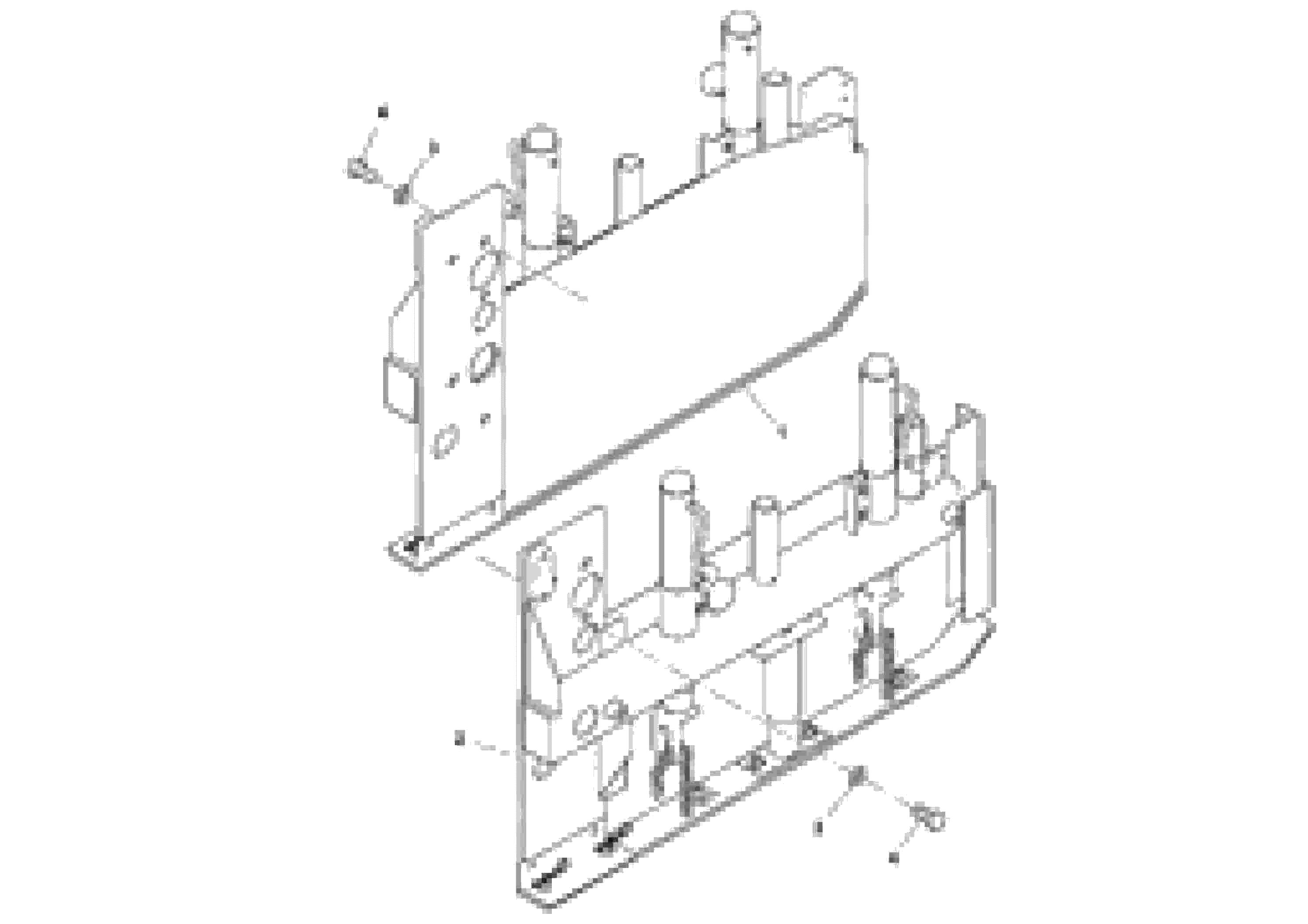Схема запчастей Volvo Ultimat - 75807 Edger Guide Sensor Installation ULTIMAT 200