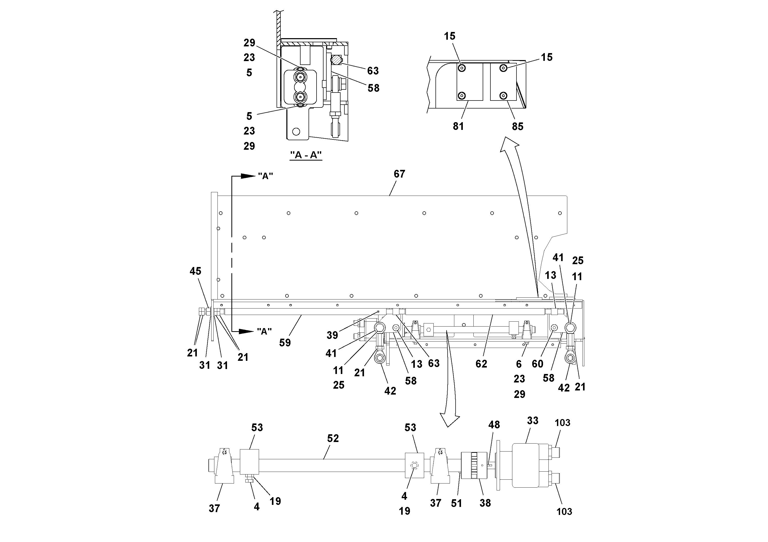Схема запчастей Volvo Ultimat - 52220 5 Extension Assembly ULTIMAT 20 ULTIMAT 10/20