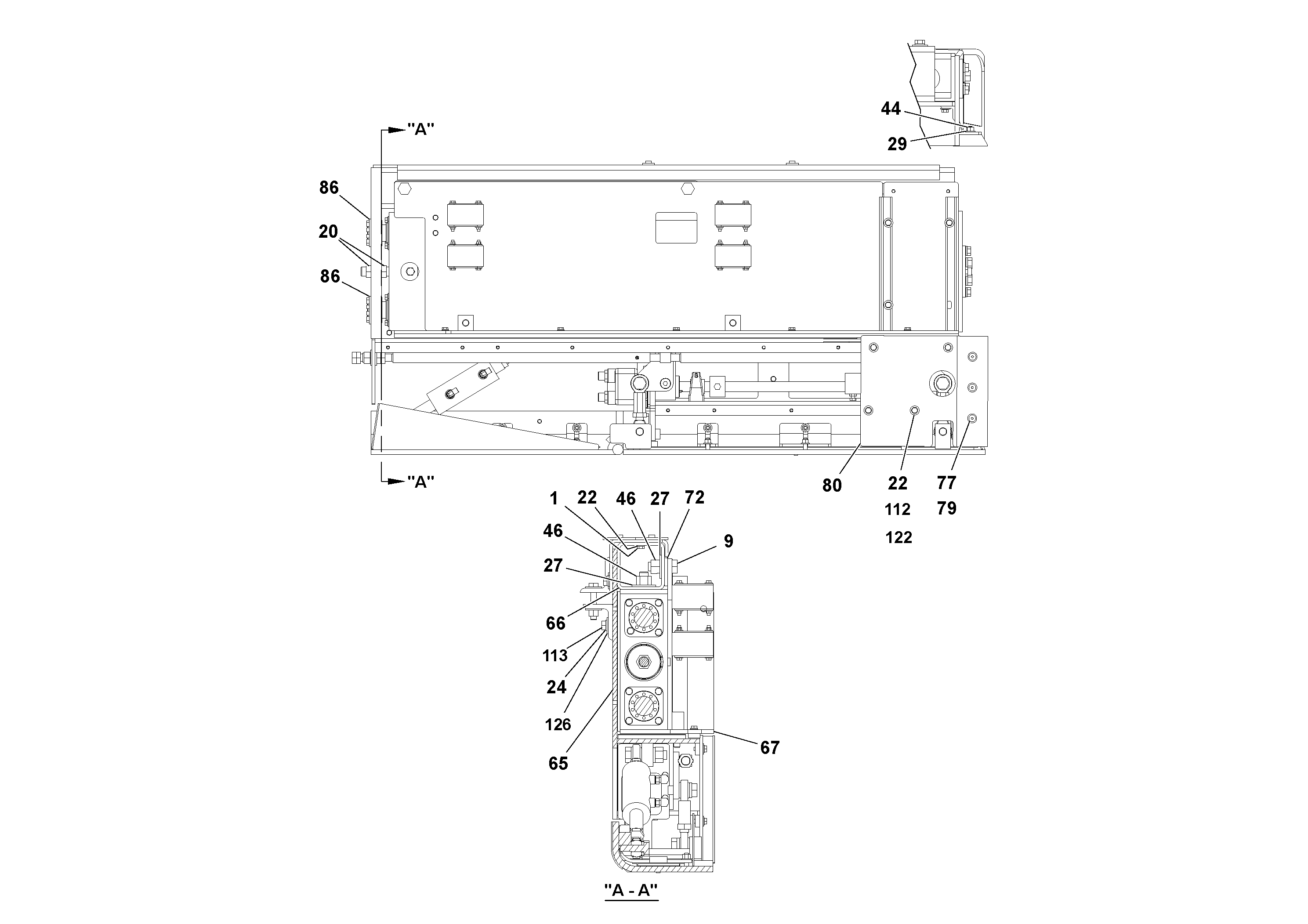 Схема запчастей Volvo Ultimat - 52226 5 Extension Assembly ULTIMAT 20 ULTIMAT 10/20