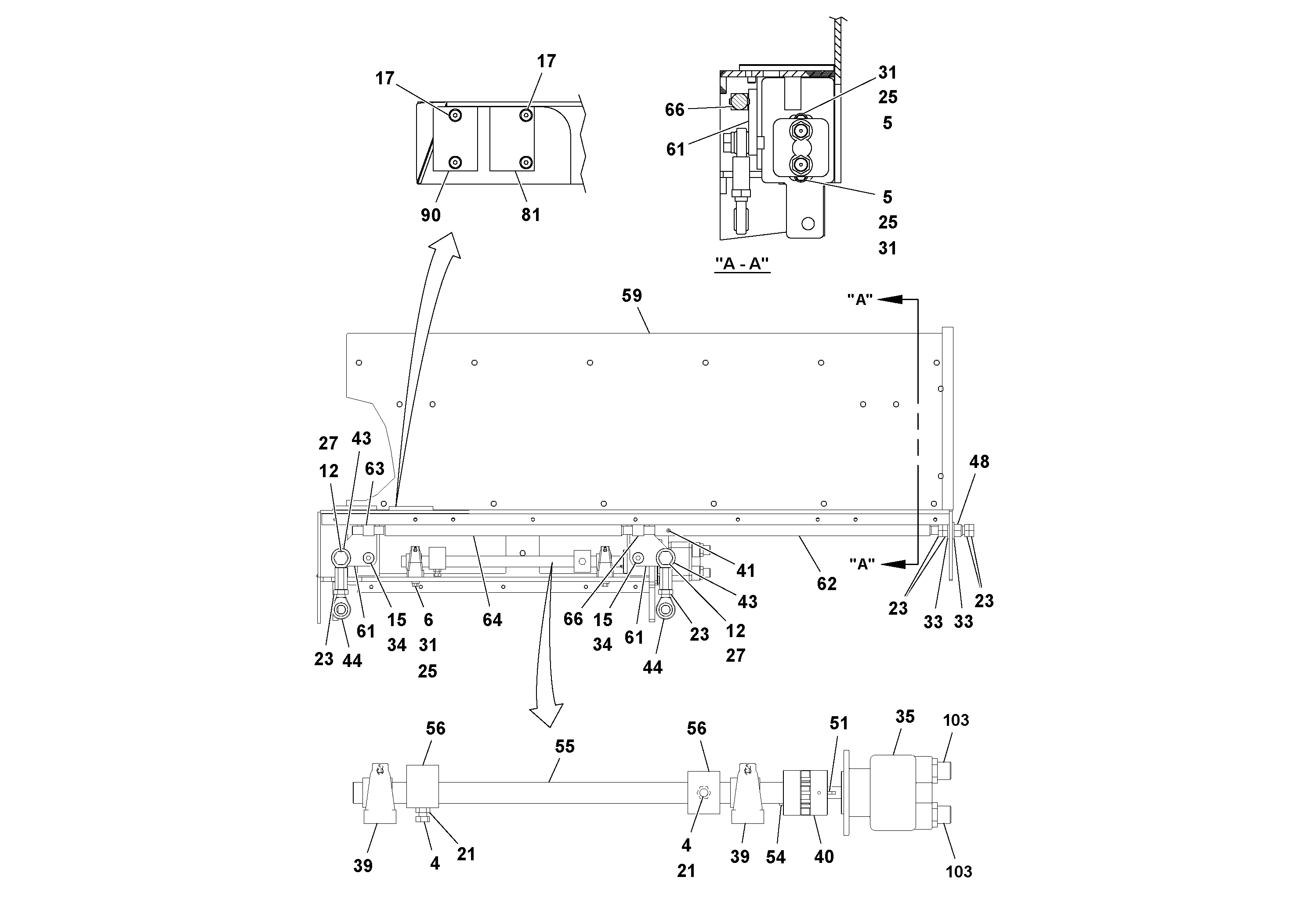 Схема запчастей Volvo Ultimat - 52521 5 Extension Assembly ULTIMAT 20 ULTIMAT 10/20