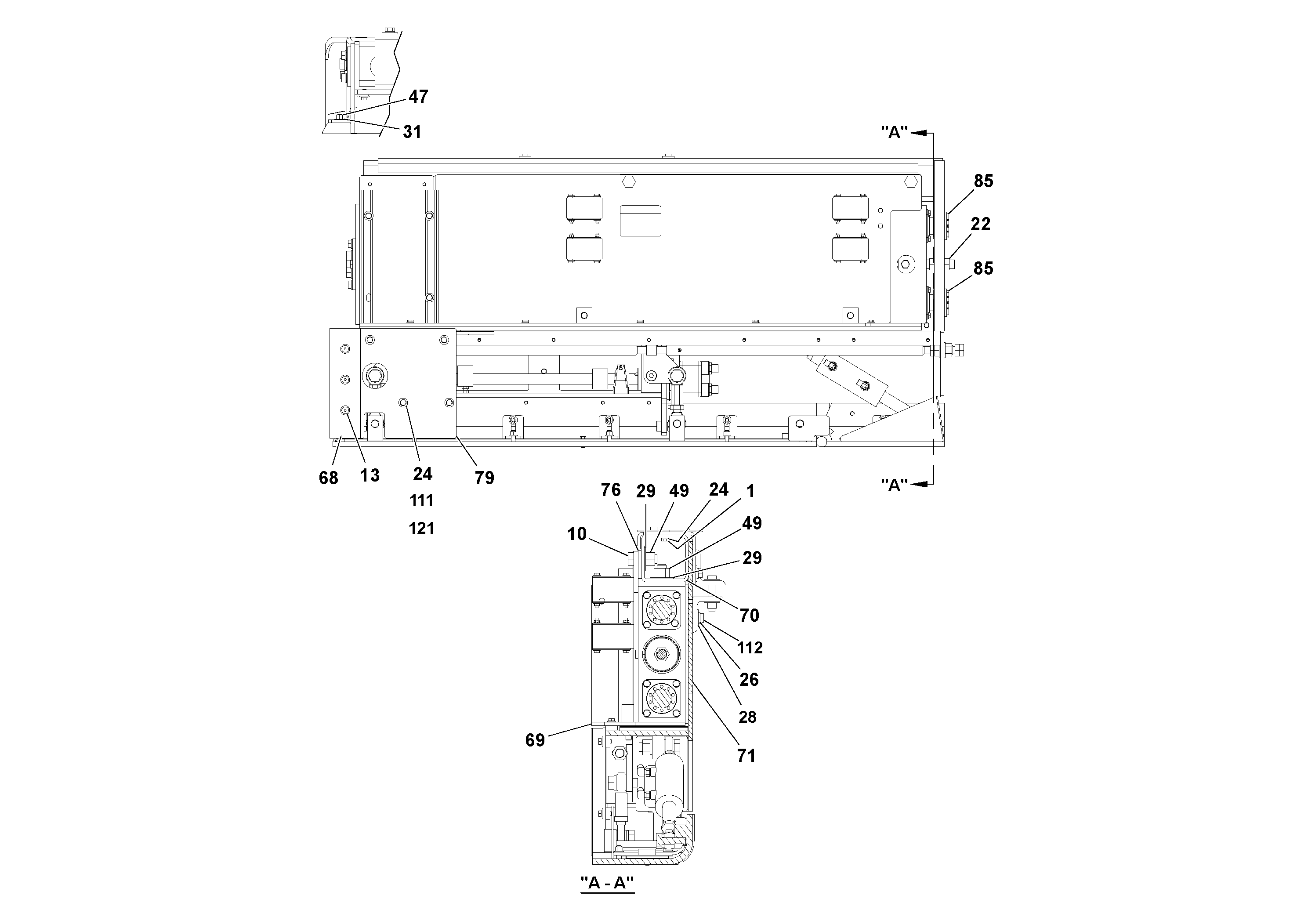 Схема запчастей Volvo Ultimat - 52533 5 Extension Assembly ULTIMAT 20 ULTIMAT 10/20