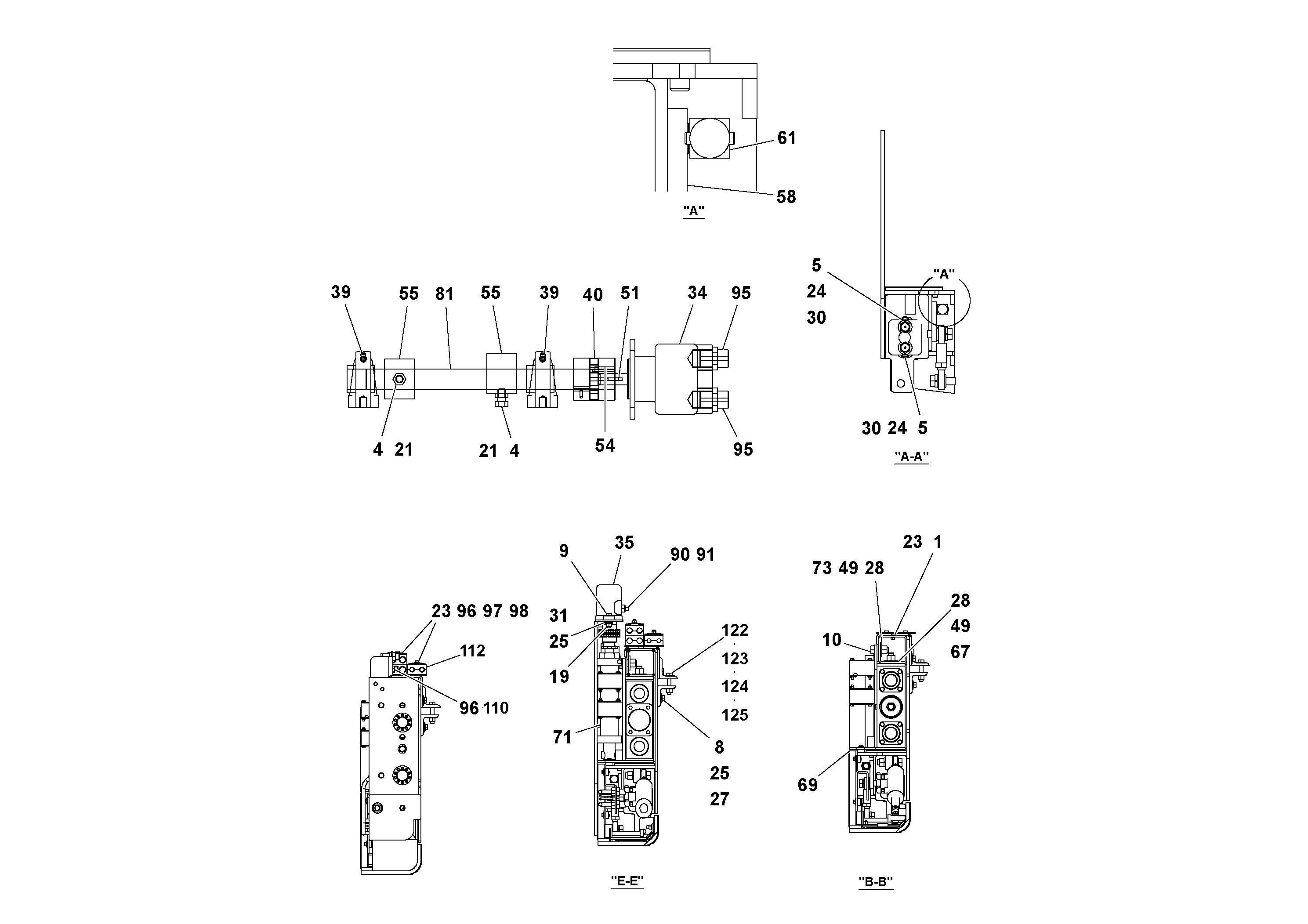Схема запчастей Volvo Ultimat - 48454 4 Extension Assembly ULTIMAT 16 ULTIMAT 8/16